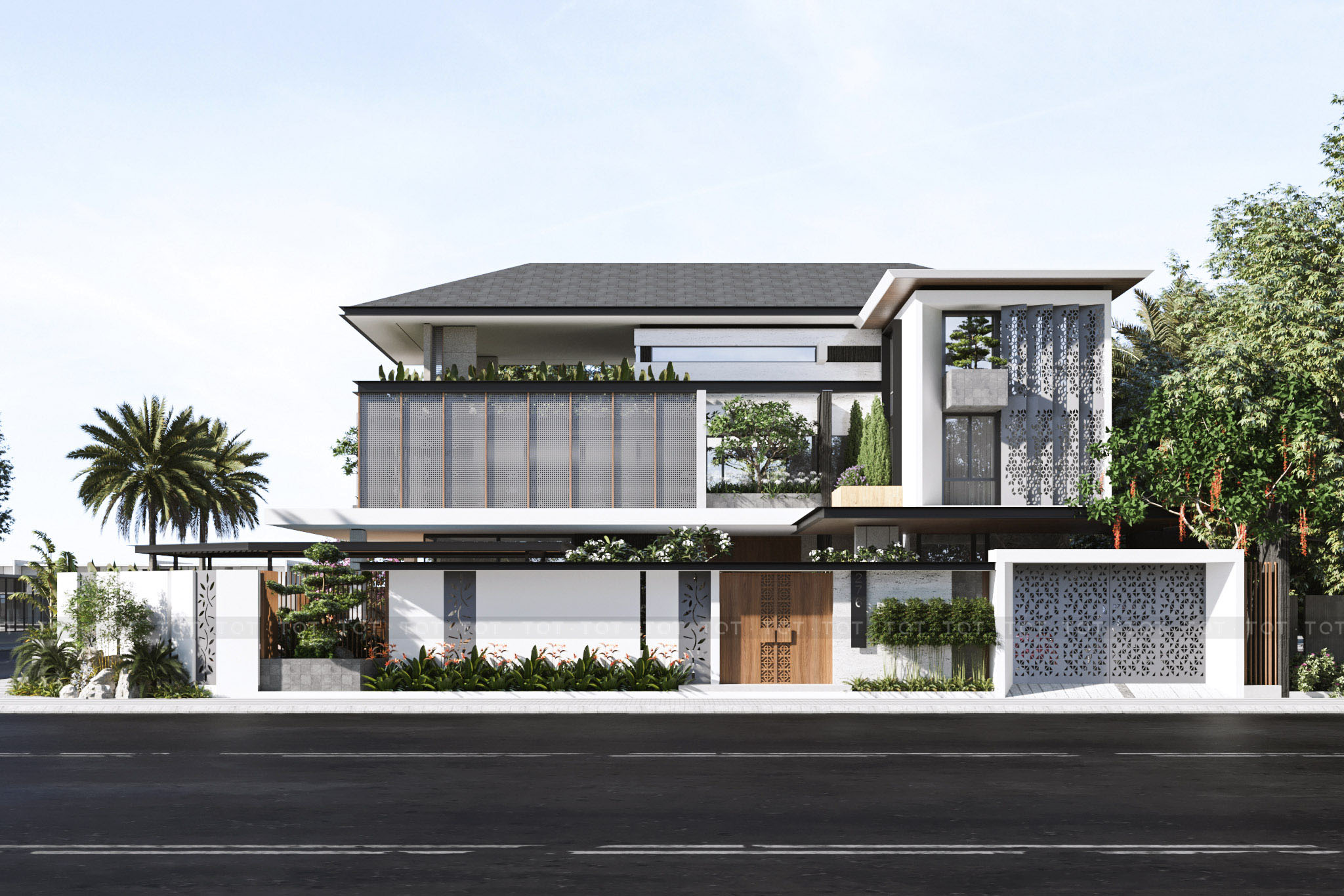 Kiến trúc TQT chuyên thiết kế kiến trúc nội thất và xây nhà trọn gói cho các công trình nhà phố, biệt thự