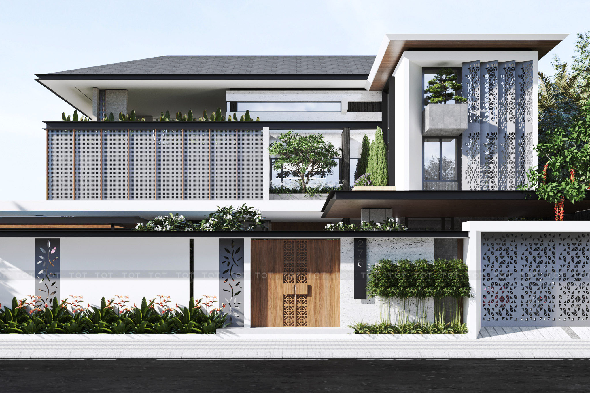 Kiến trúc TQT chuyên thiết kế kiến trúc nội thất và xây nhà trọn gói cho các công trình nhà phố, biệt thự
