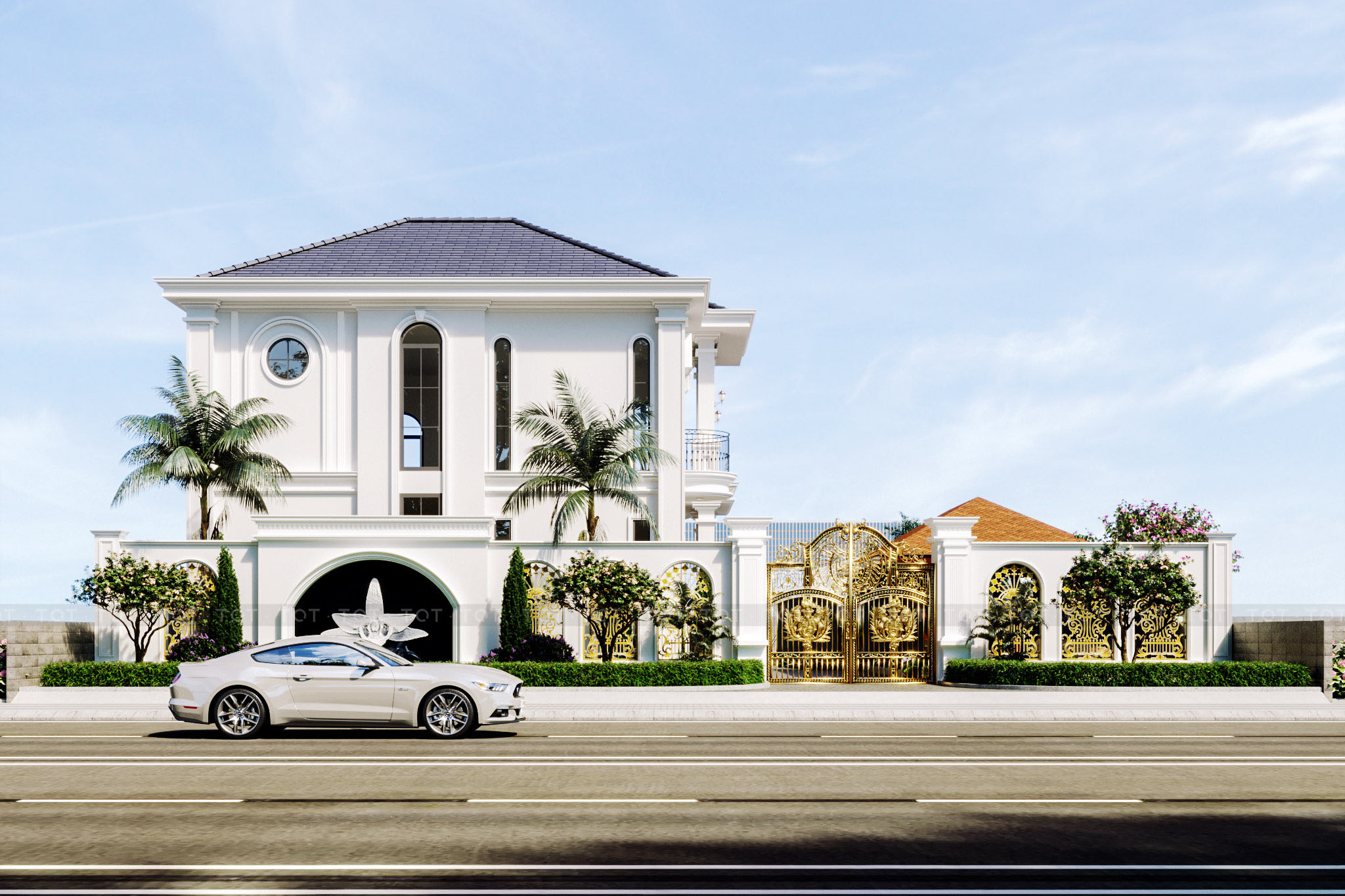 Kiến trúc TQT chuyên thiết kế kiến trúc nội thất và xây nhà trọn gói cho các công trình nhà phố, biệt thự