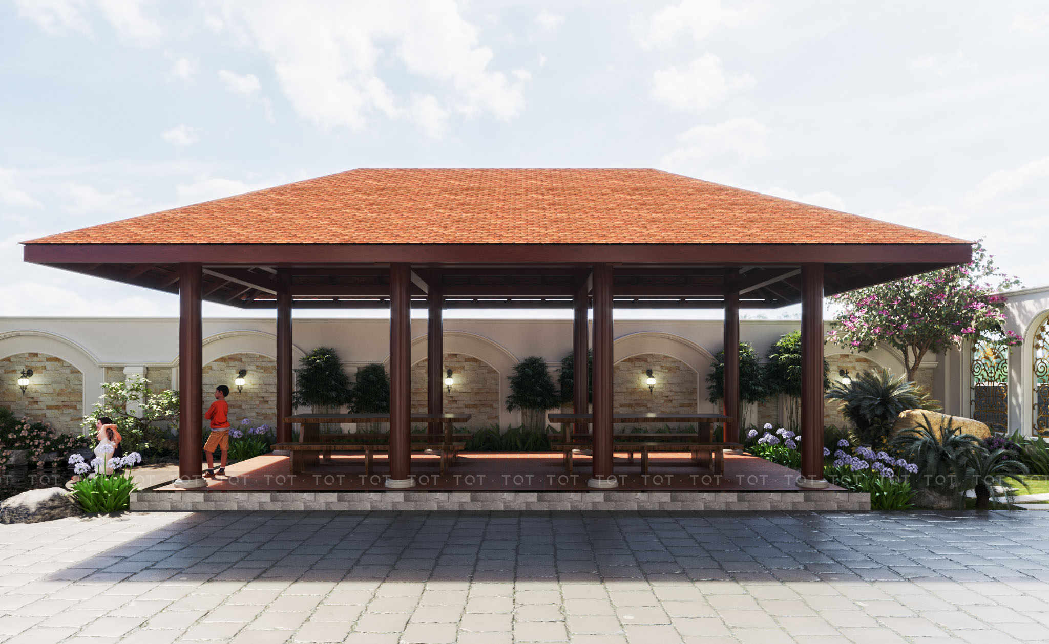 Kiến trúc TQT chuyên thiết kế kiến trúc nội thất và xây nhà trọn gói cho các công trình nhà phố, biệt thự