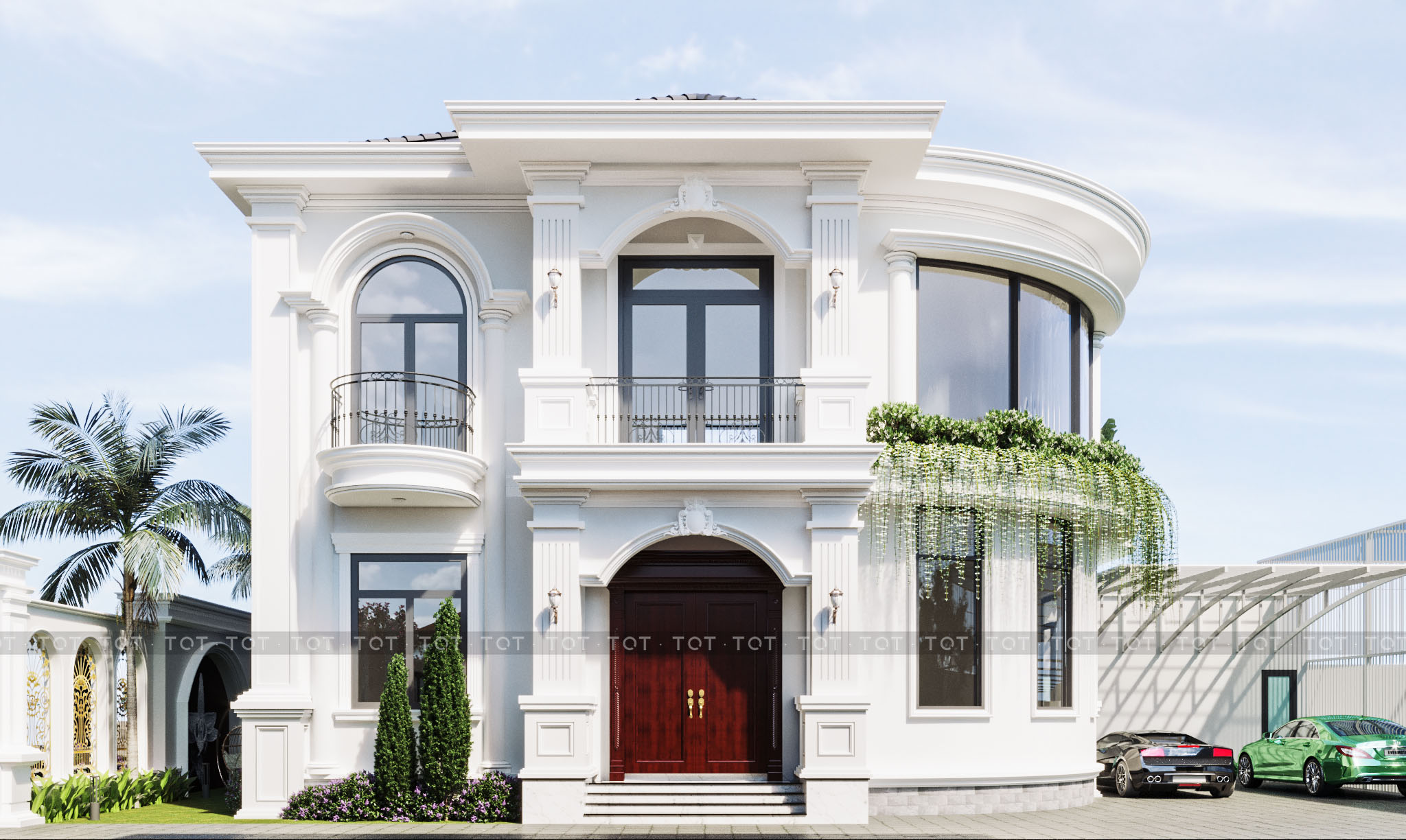 Kiến trúc TQT chuyên thiết kế kiến trúc nội thất và xây nhà trọn gói cho các công trình nhà phố, biệt thự