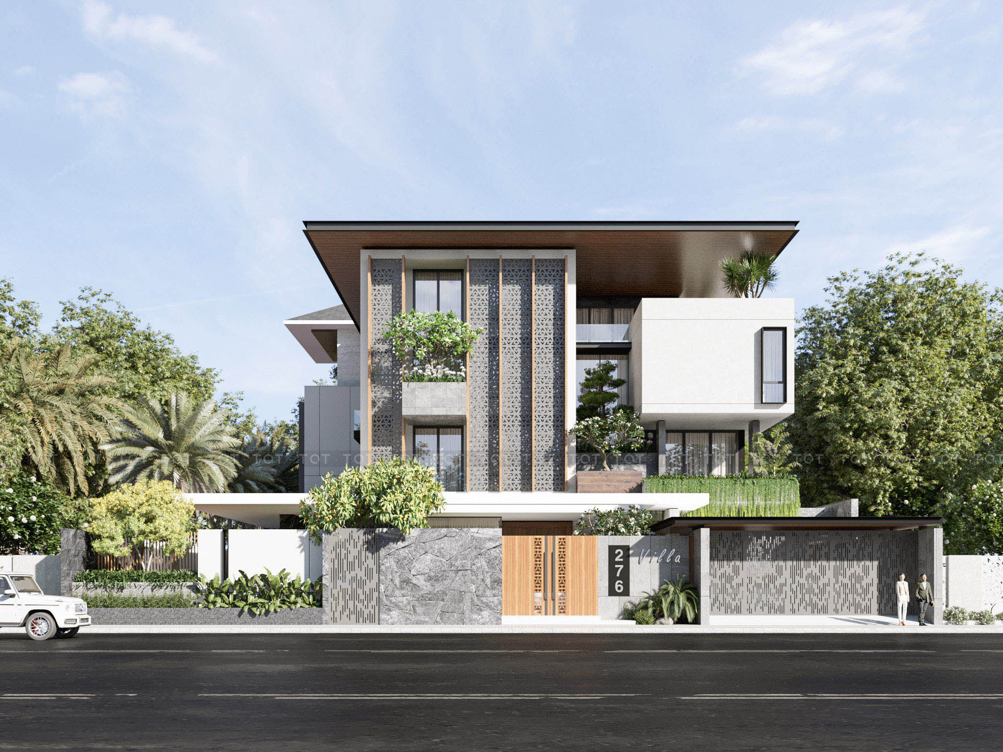 Kiến trúc TQT chuyên thiết kế kiến trúc nội thất và xây nhà trọn gói cho các công trình nhà phố, biệt thự