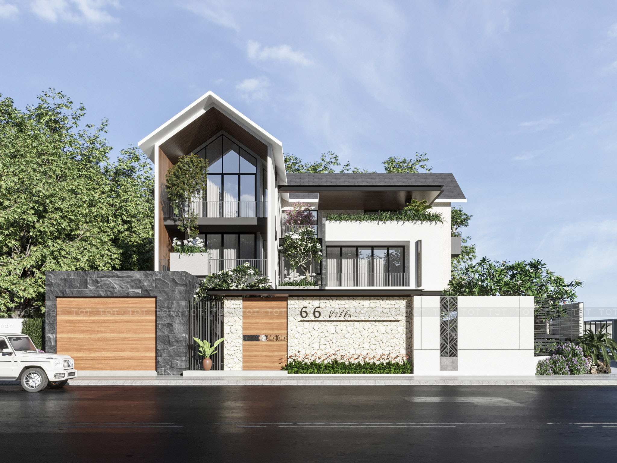 Kiến trúc TQT chuyên thiết kế kiến trúc nội thất và xây nhà trọn gói cho các công trình nhà phố, biệt thự