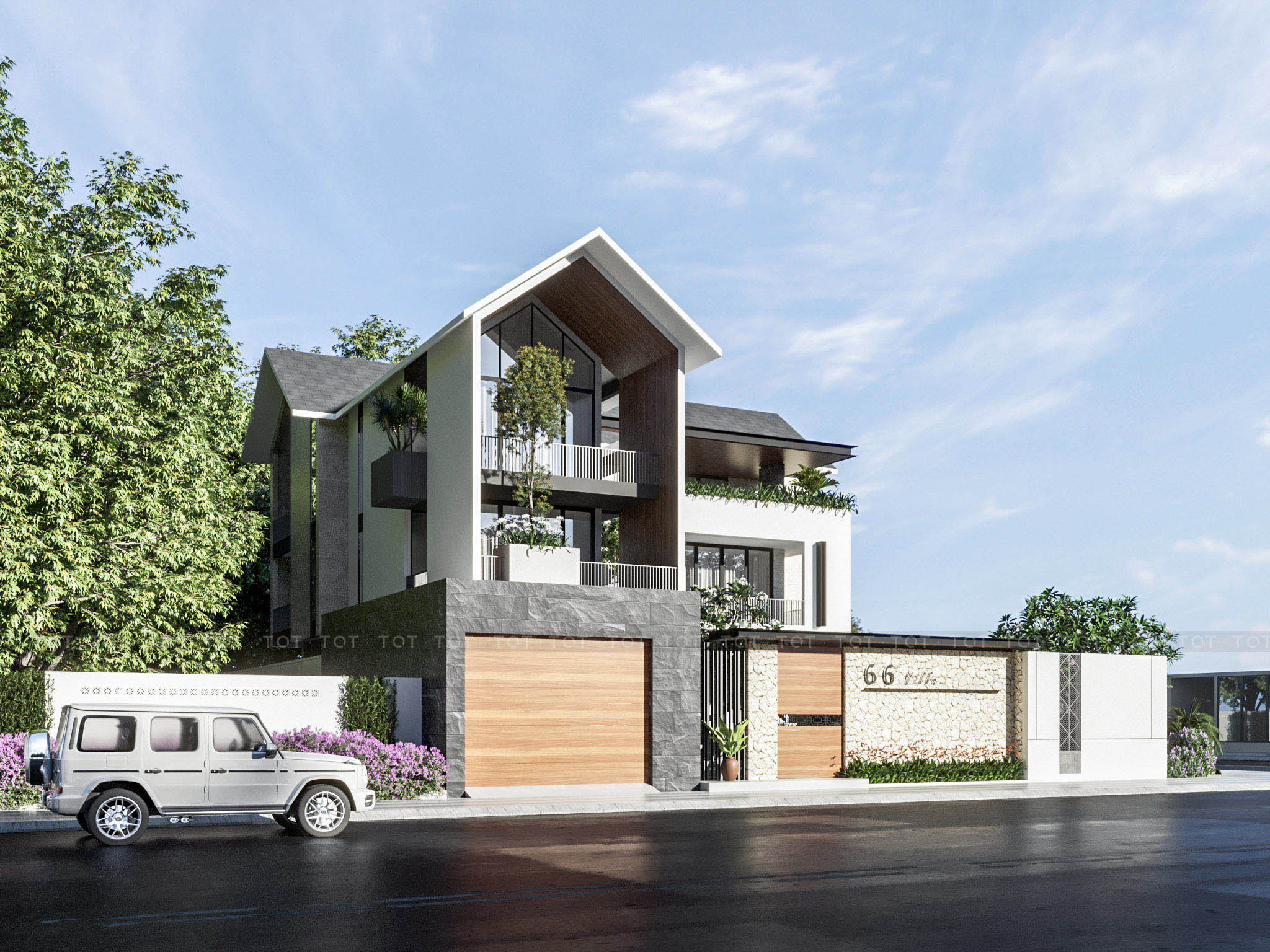 Kiến trúc TQT chuyên thiết kế kiến trúc nội thất và xây nhà trọn gói cho các công trình nhà phố, biệt thự