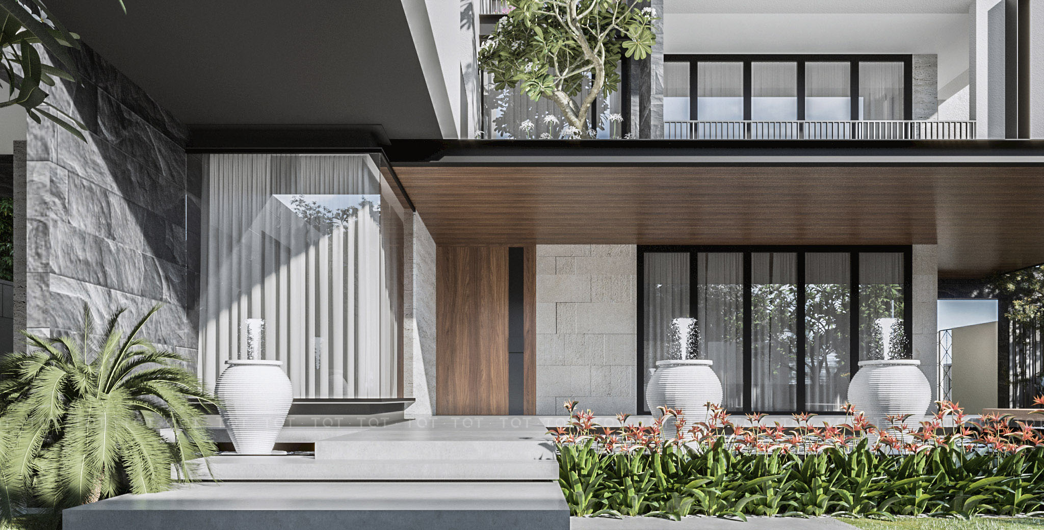 Kiến trúc TQT chuyên thiết kế kiến trúc nội thất và xây nhà trọn gói cho các công trình nhà phố, biệt thự