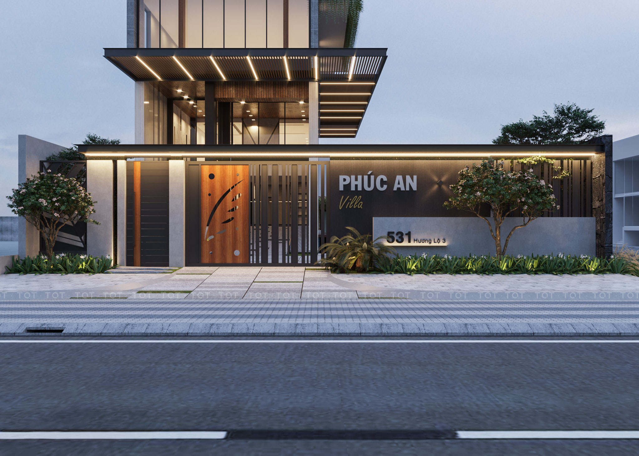 Kiến trúc TQT chuyên thiết kế kiến trúc nội thất và xây nhà trọn gói cho các công trình nhà phố, biệt thự
