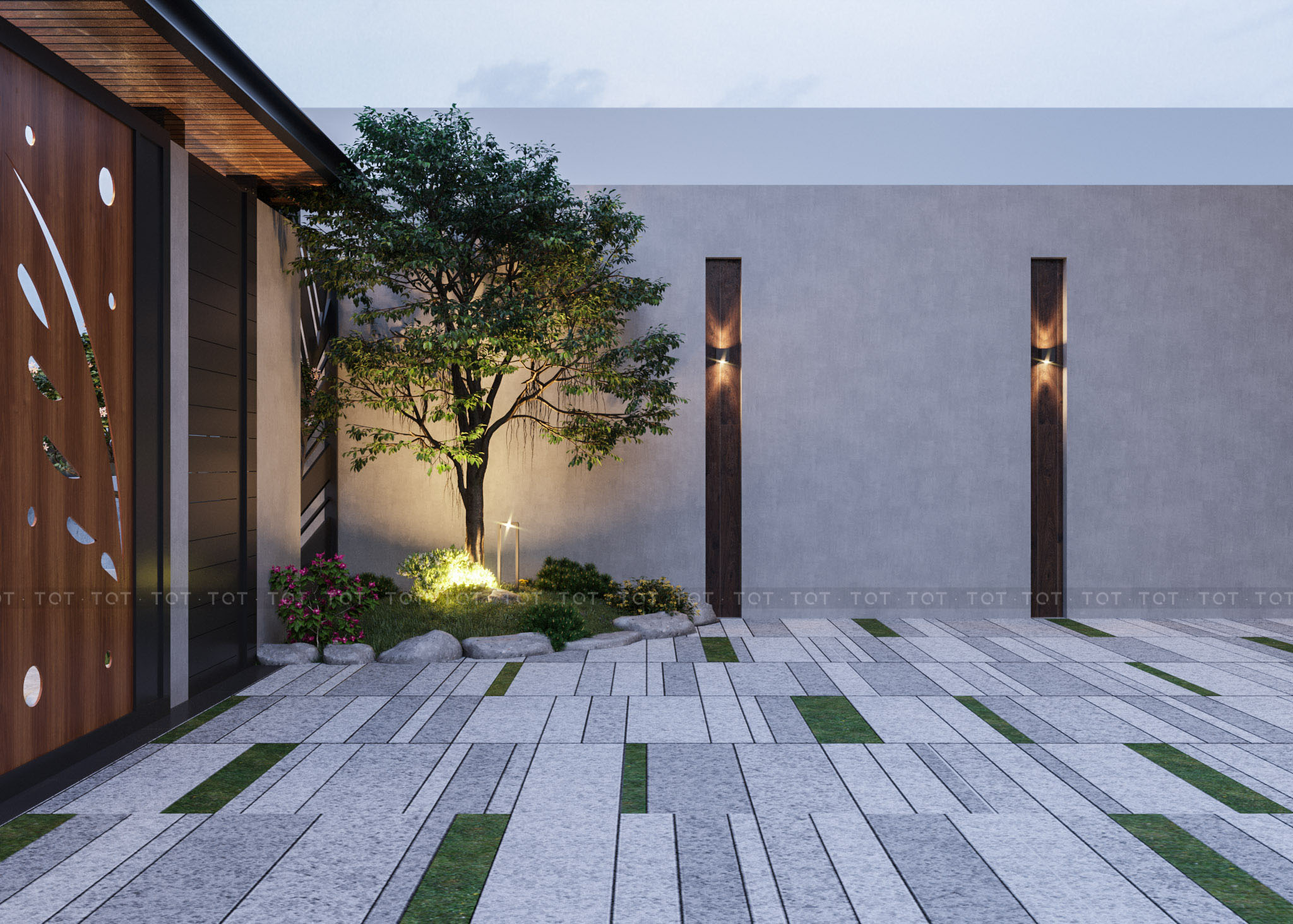 Kiến trúc TQT chuyên thiết kế kiến trúc nội thất và xây nhà trọn gói cho các công trình nhà phố, biệt thự