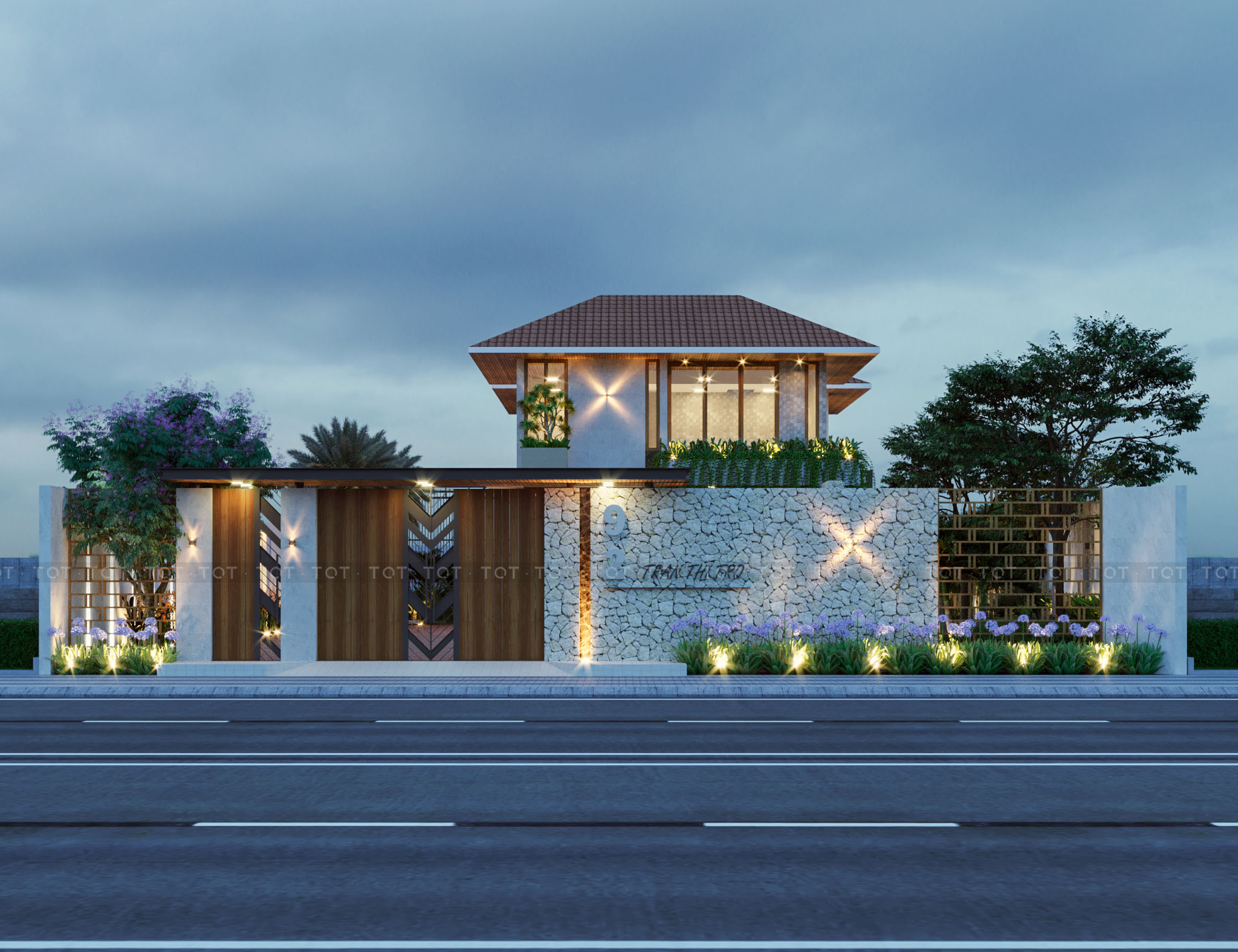 Kiến trúc TQT chuyên thiết kế kiến trúc nội thất và xây nhà trọn gói cho các công trình nhà phố, biệt thự