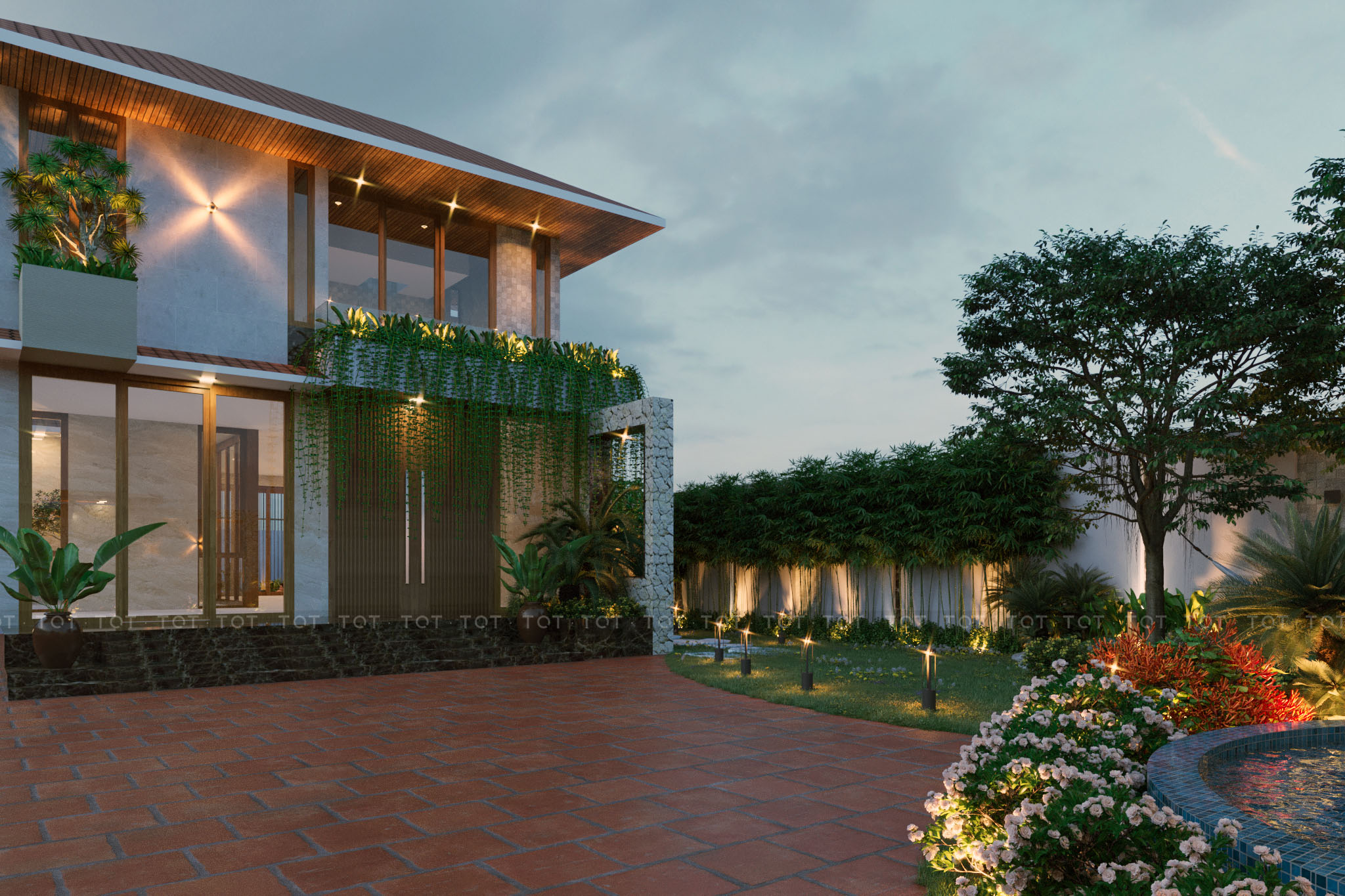 Kiến trúc TQT chuyên thiết kế kiến trúc nội thất và xây nhà trọn gói cho các công trình nhà phố, biệt thự