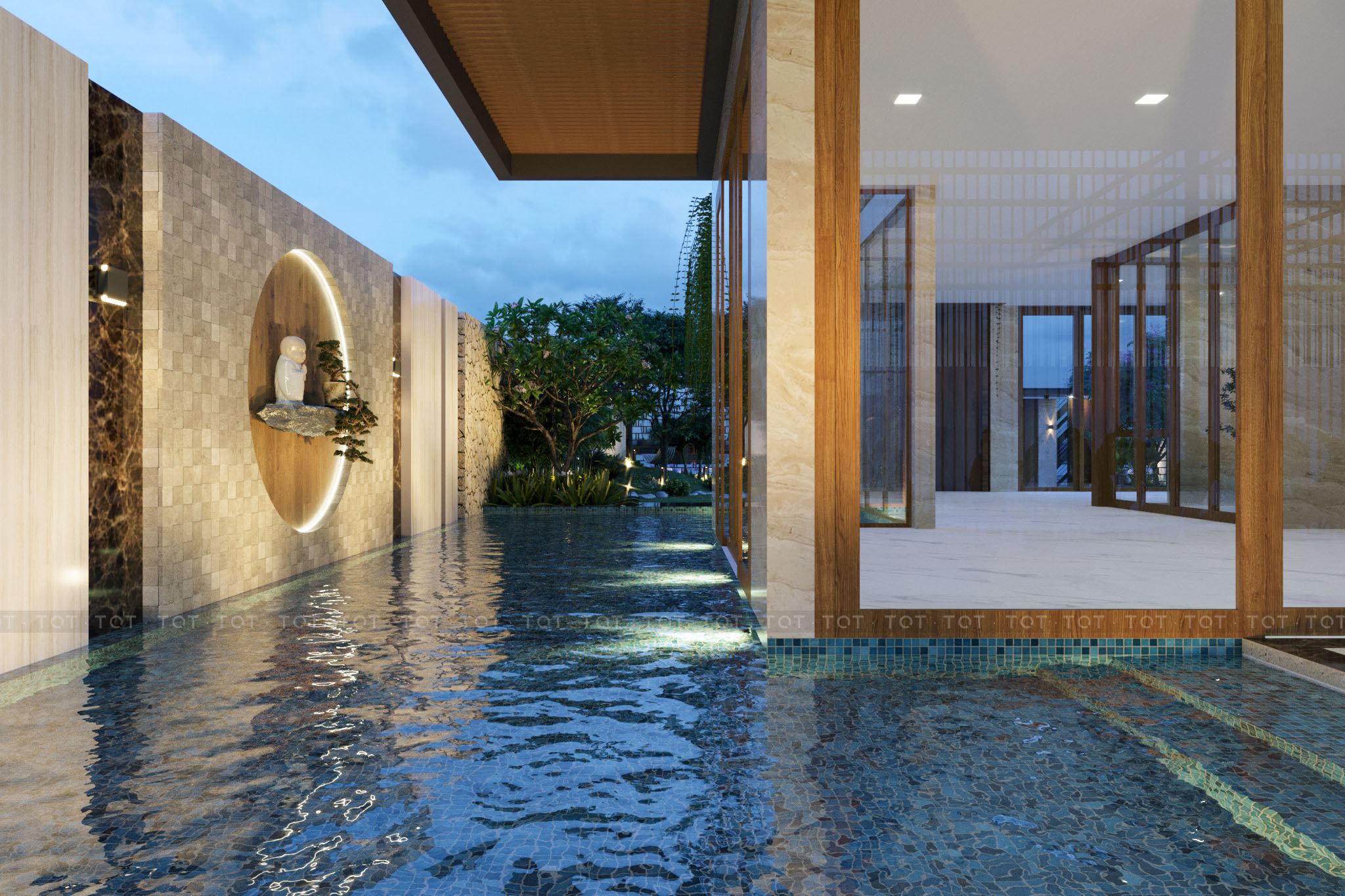 Kiến trúc TQT chuyên thiết kế kiến trúc nội thất và xây nhà trọn gói cho các công trình nhà phố, biệt thự