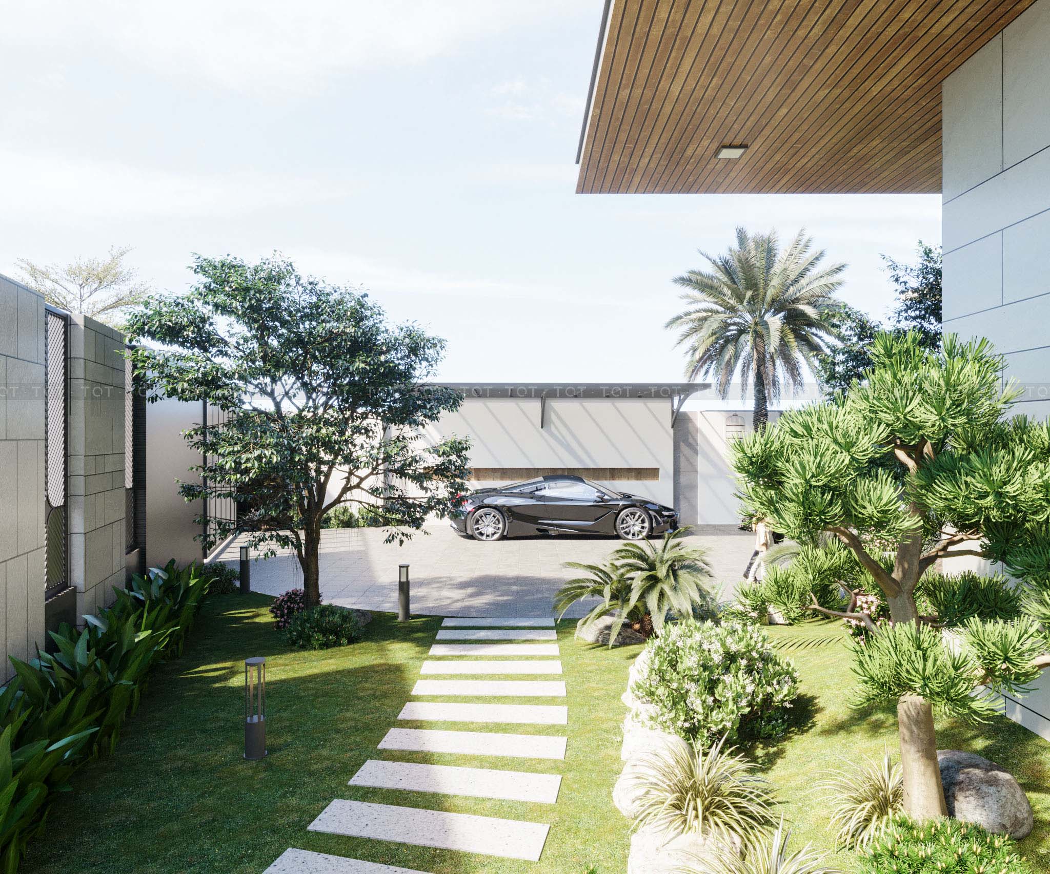 Kiến trúc TQT chuyên thiết kế kiến trúc nội thất và xây nhà trọn gói cho các công trình nhà phố, biệt thự