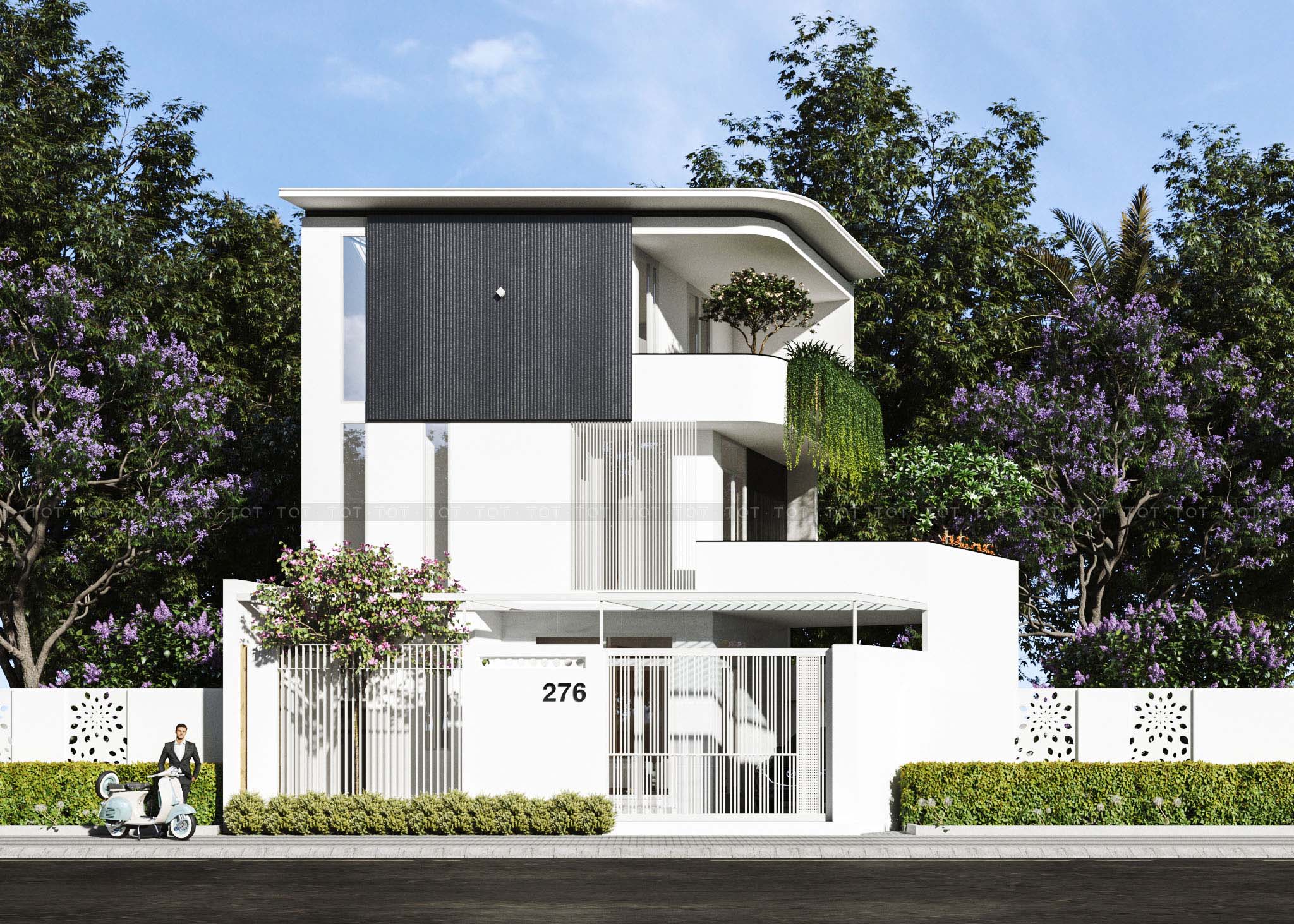 Kiến trúc TQT chuyên thiết kế kiến trúc nội thất và xây nhà trọn gói cho các công trình nhà phố, biệt thự
