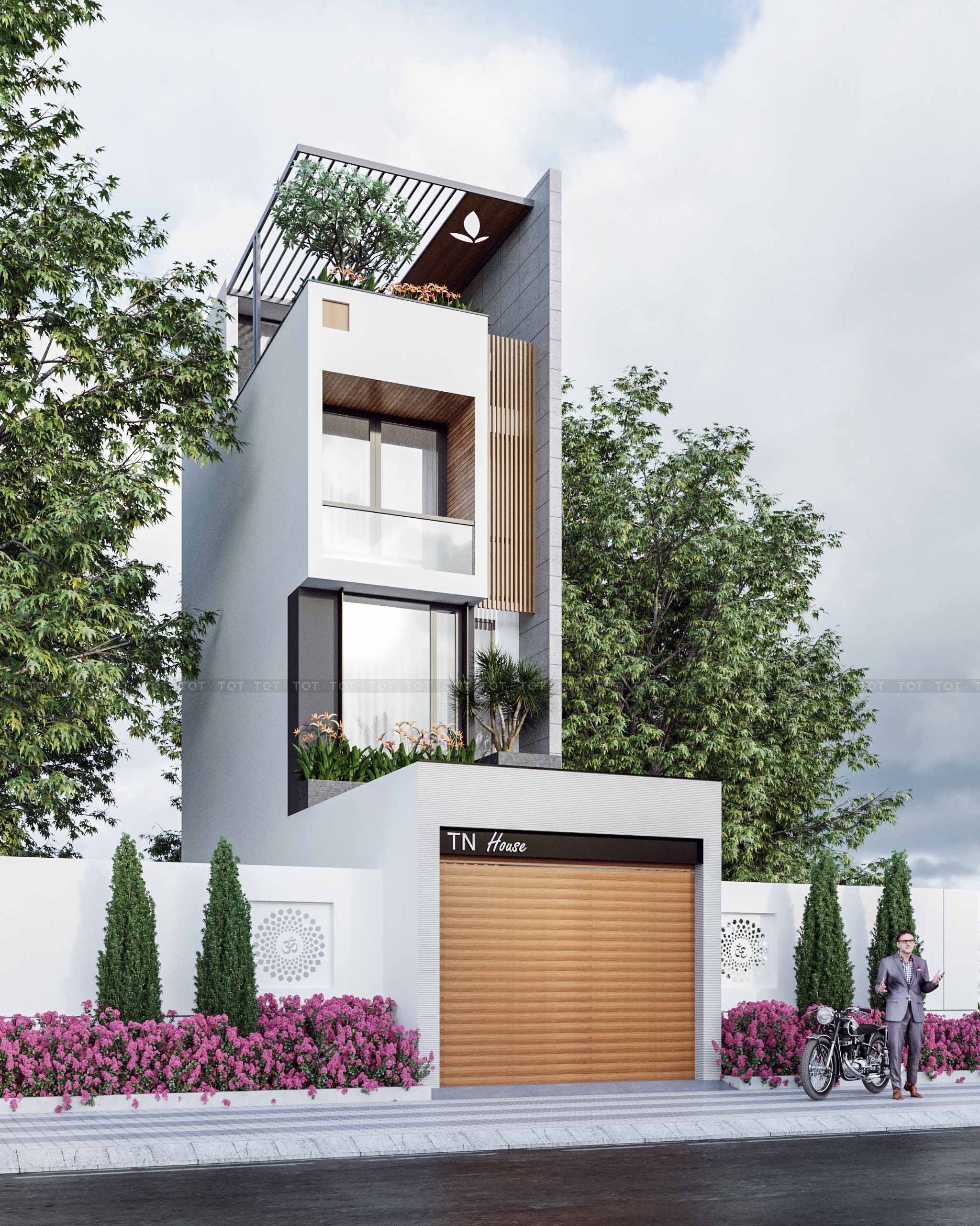 Kiến trúc TQT chuyên thiết kế kiến trúc nội thất và xây nhà trọn gói cho các công trình nhà phố, biệt thự