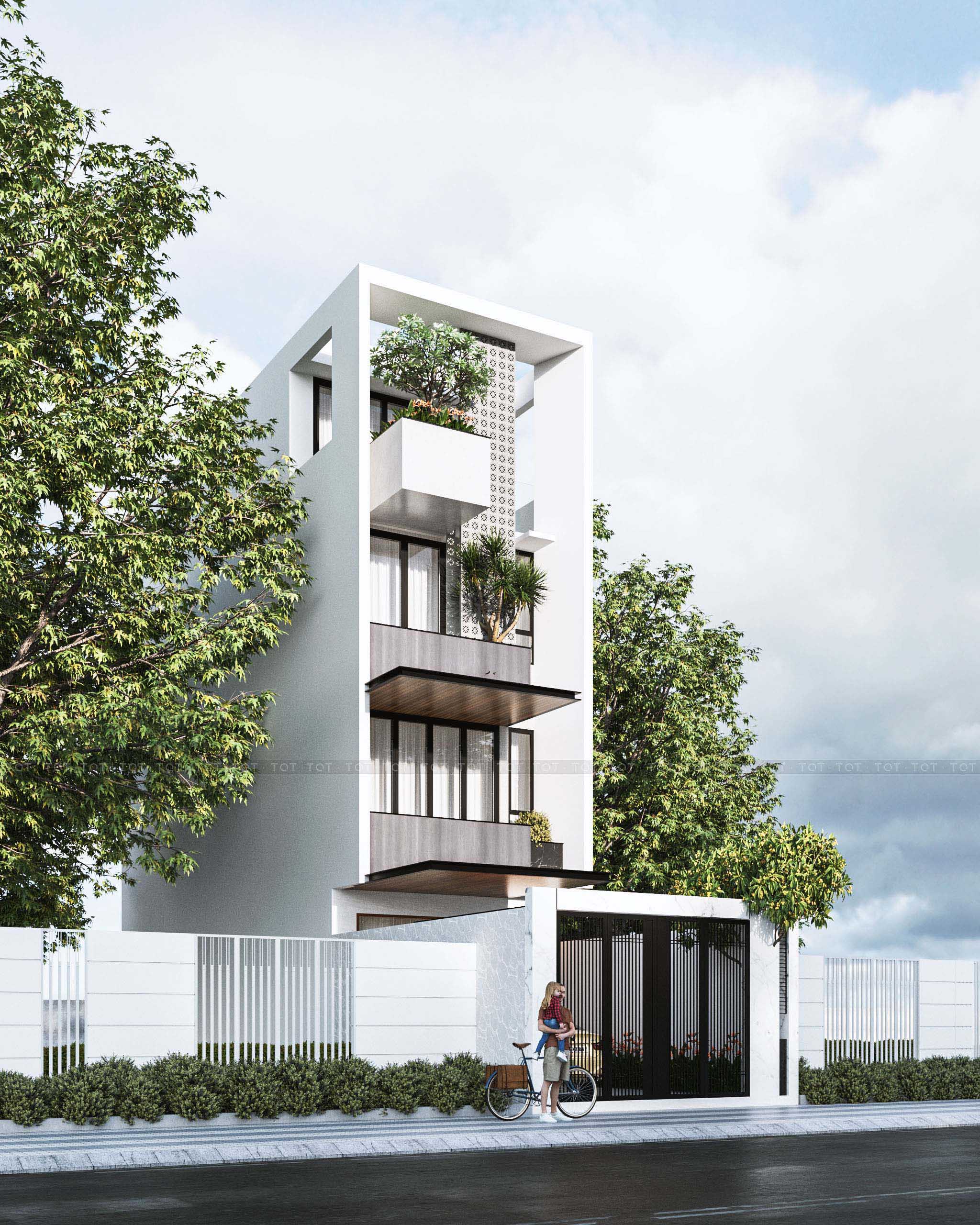 Kiến trúc TQT chuyên thiết kế kiến trúc nội thất và xây nhà trọn gói cho các công trình nhà phố, biệt thự