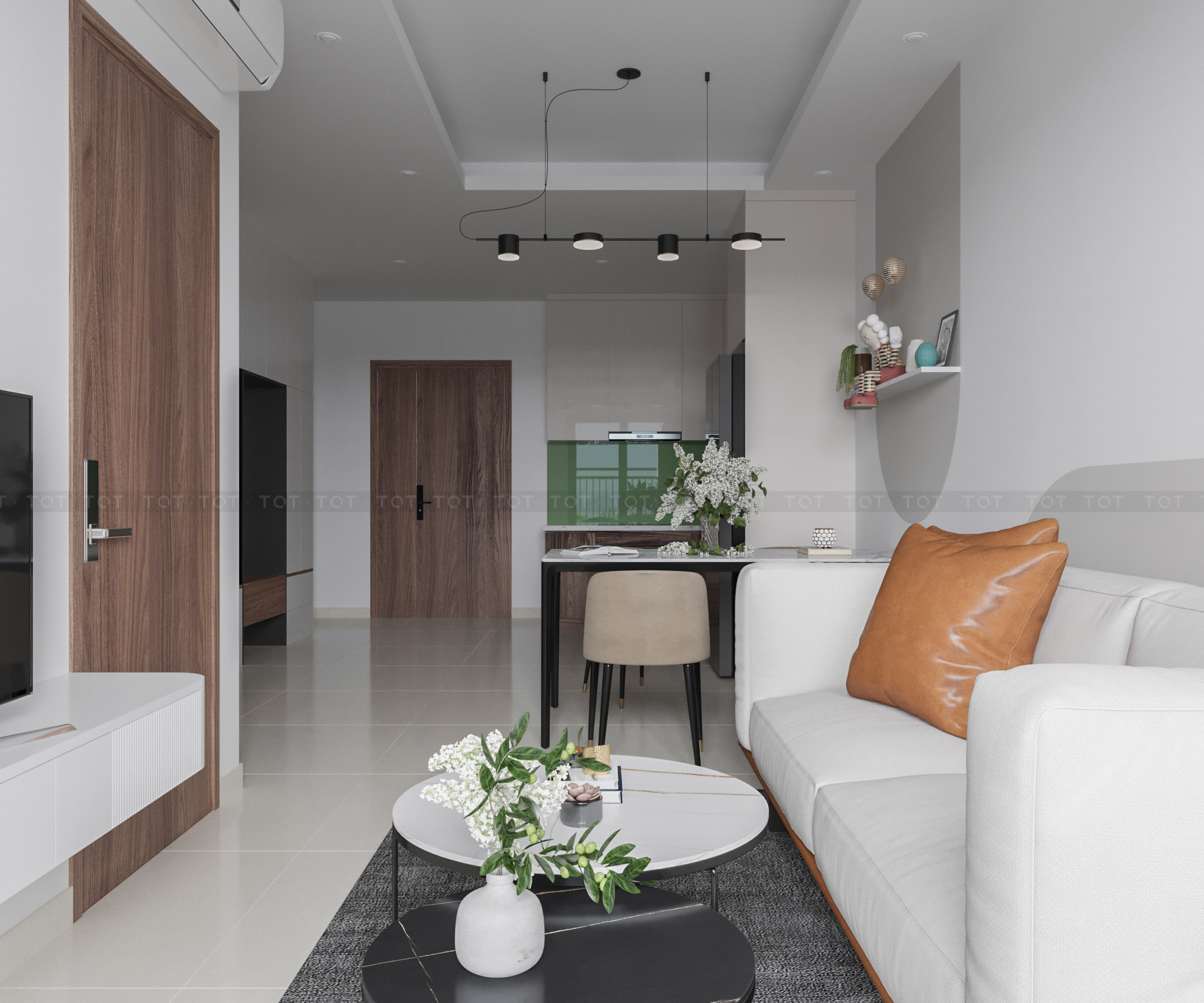 Kiến trúc TQT chuyên thiết kế kiến trúc nội thất và xây nhà trọn gói cho các công trình nhà phố, biệt thự