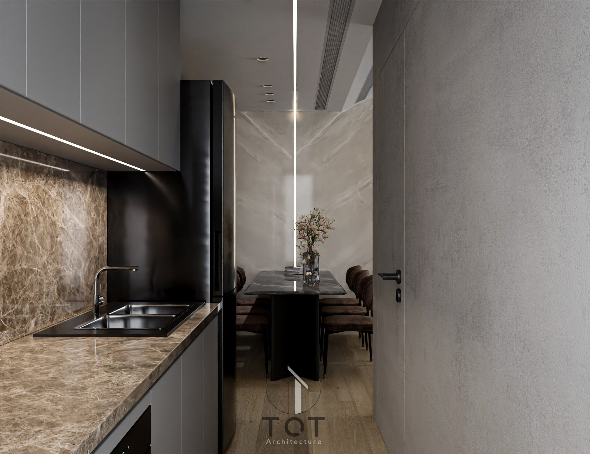 Kiến trúc TQT chuyên thiết kế kiến trúc nội thất và xây nhà trọn gói cho các công trình nhà phố, biệt thự