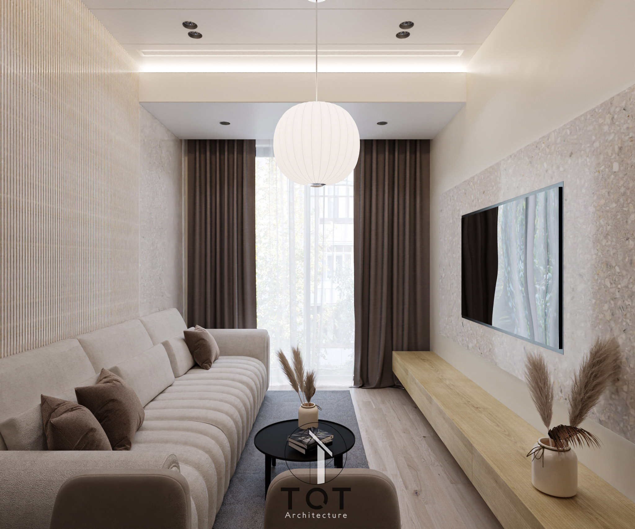 Kiến trúc TQT chuyên thiết kế kiến trúc nội thất và xây nhà trọn gói cho các công trình nhà phố, biệt thự