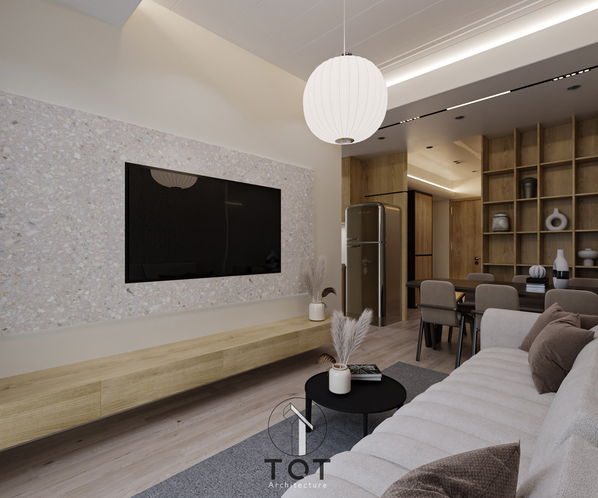 Kiến trúc TQT chuyên thiết kế kiến trúc nội thất và xây nhà trọn gói cho các công trình nhà phố, biệt thự