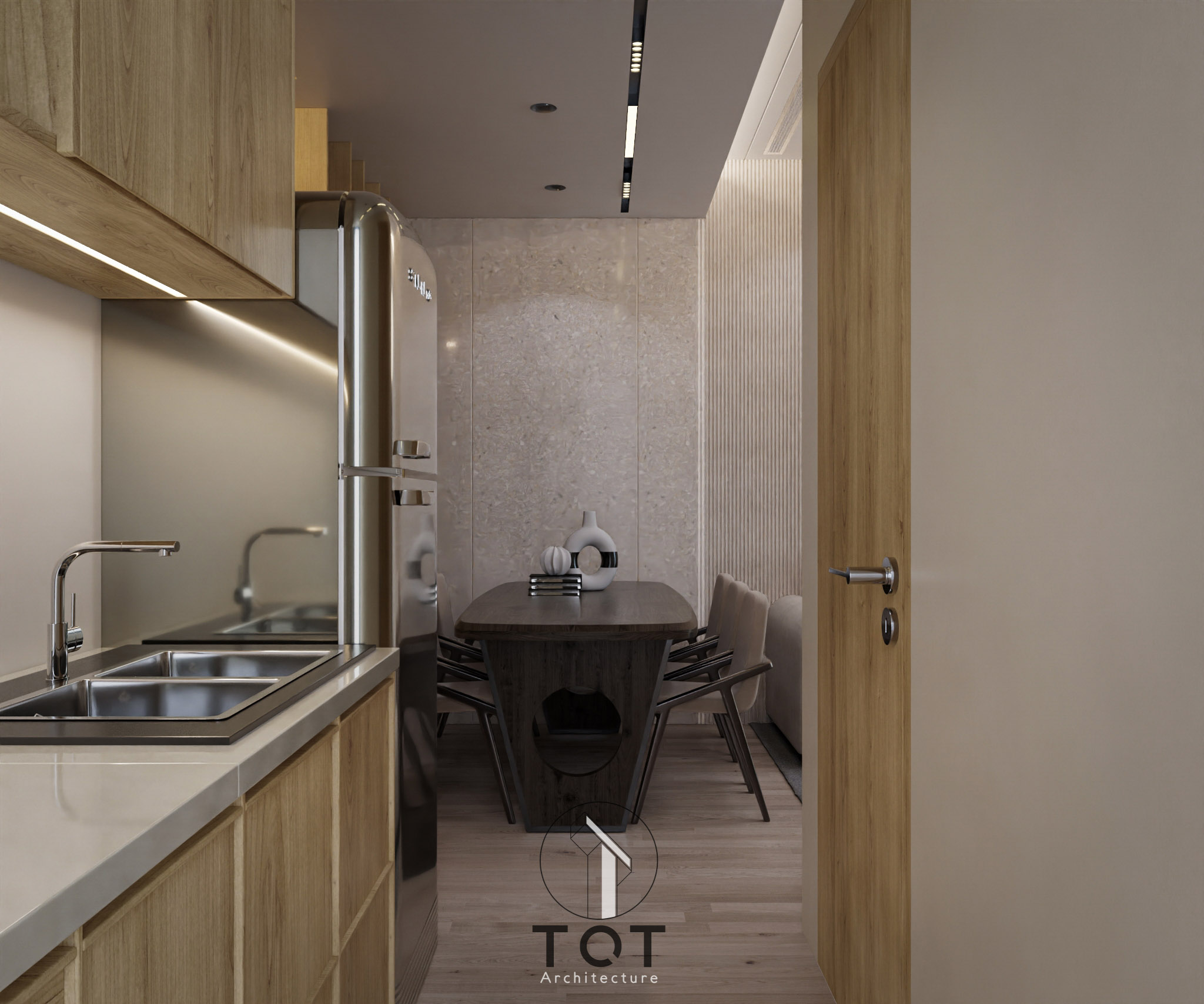 Kiến trúc TQT chuyên thiết kế kiến trúc nội thất và xây nhà trọn gói cho các công trình nhà phố, biệt thự