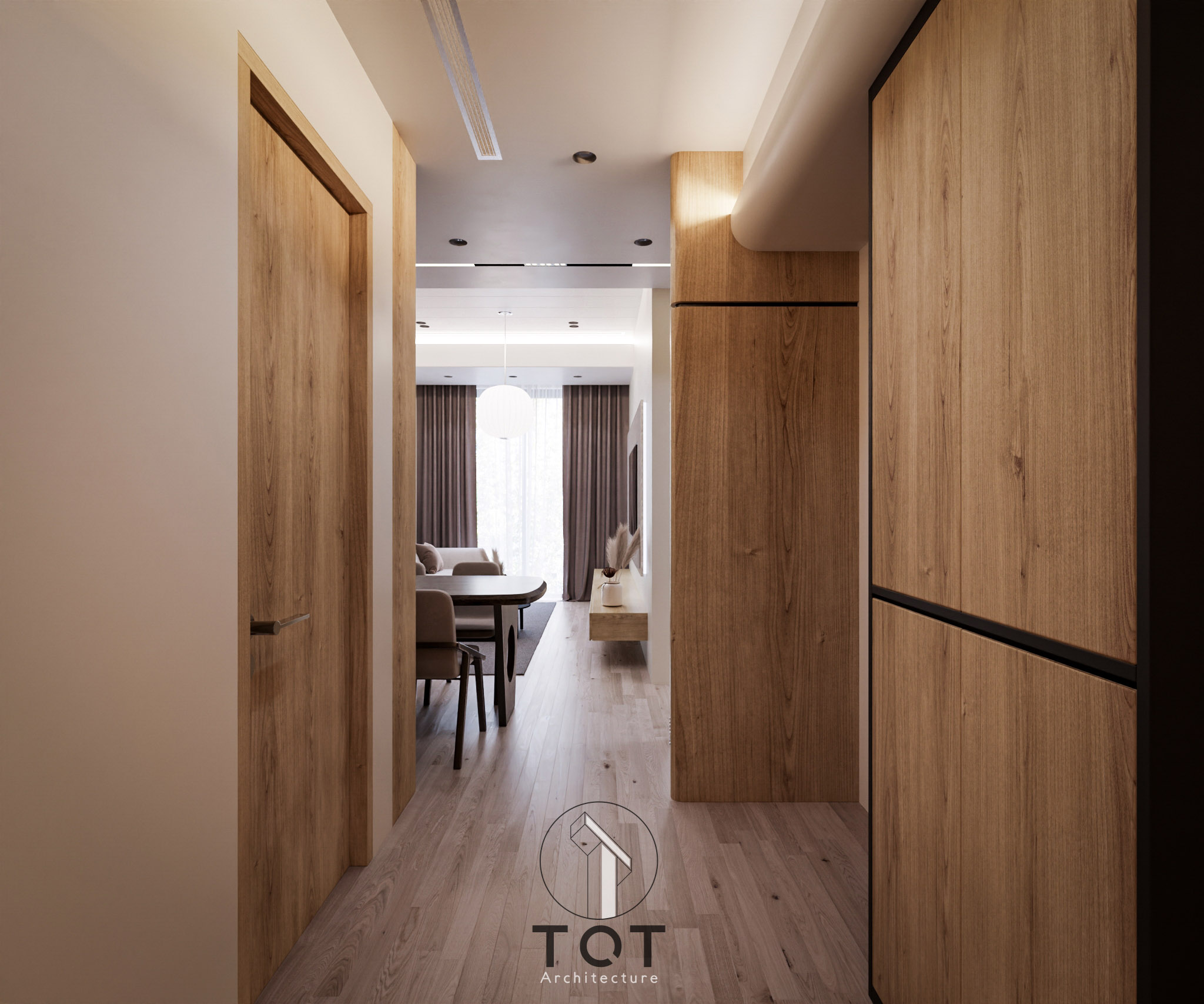 Kiến trúc TQT chuyên thiết kế kiến trúc nội thất và xây nhà trọn gói cho các công trình nhà phố, biệt thự