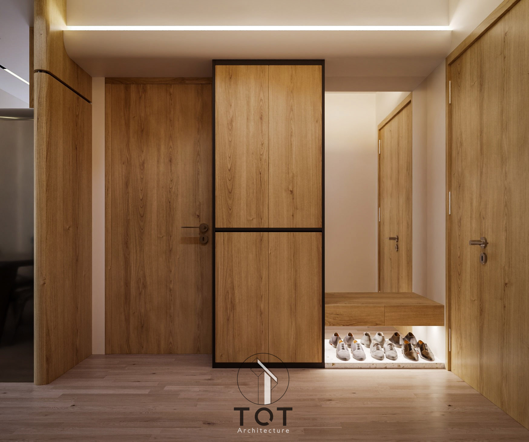 Kiến trúc TQT chuyên thiết kế kiến trúc nội thất và xây nhà trọn gói cho các công trình nhà phố, biệt thự