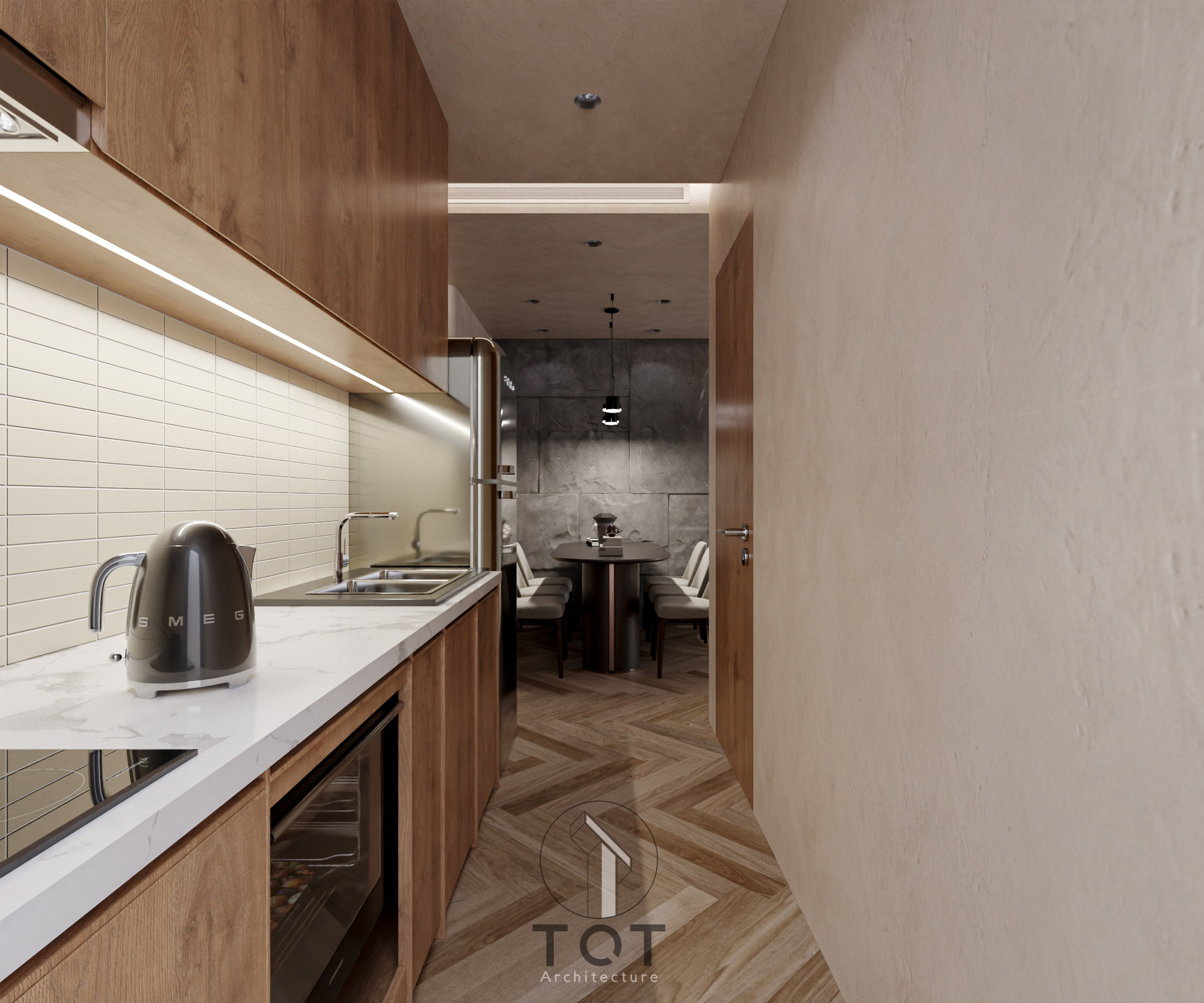 Kiến trúc TQT chuyên thiết kế kiến trúc nội thất và xây nhà trọn gói cho các công trình nhà phố, biệt thự