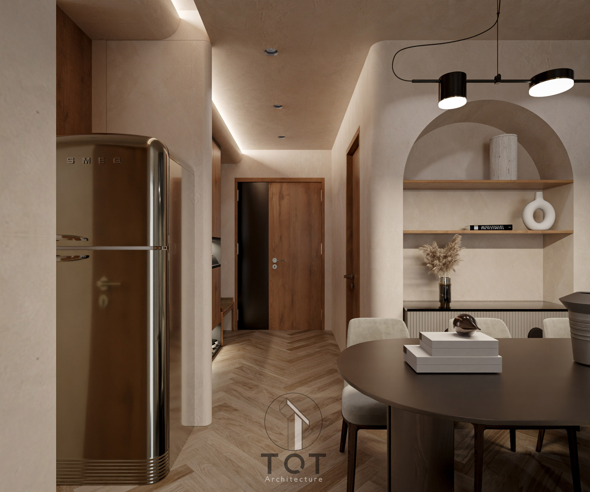 Kiến trúc TQT chuyên thiết kế kiến trúc nội thất và xây nhà trọn gói cho các công trình nhà phố, biệt thự