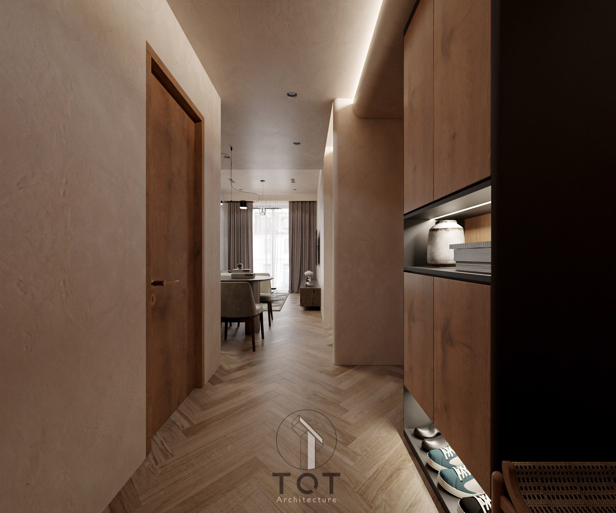 Kiến trúc TQT chuyên thiết kế kiến trúc nội thất và xây nhà trọn gói cho các công trình nhà phố, biệt thự