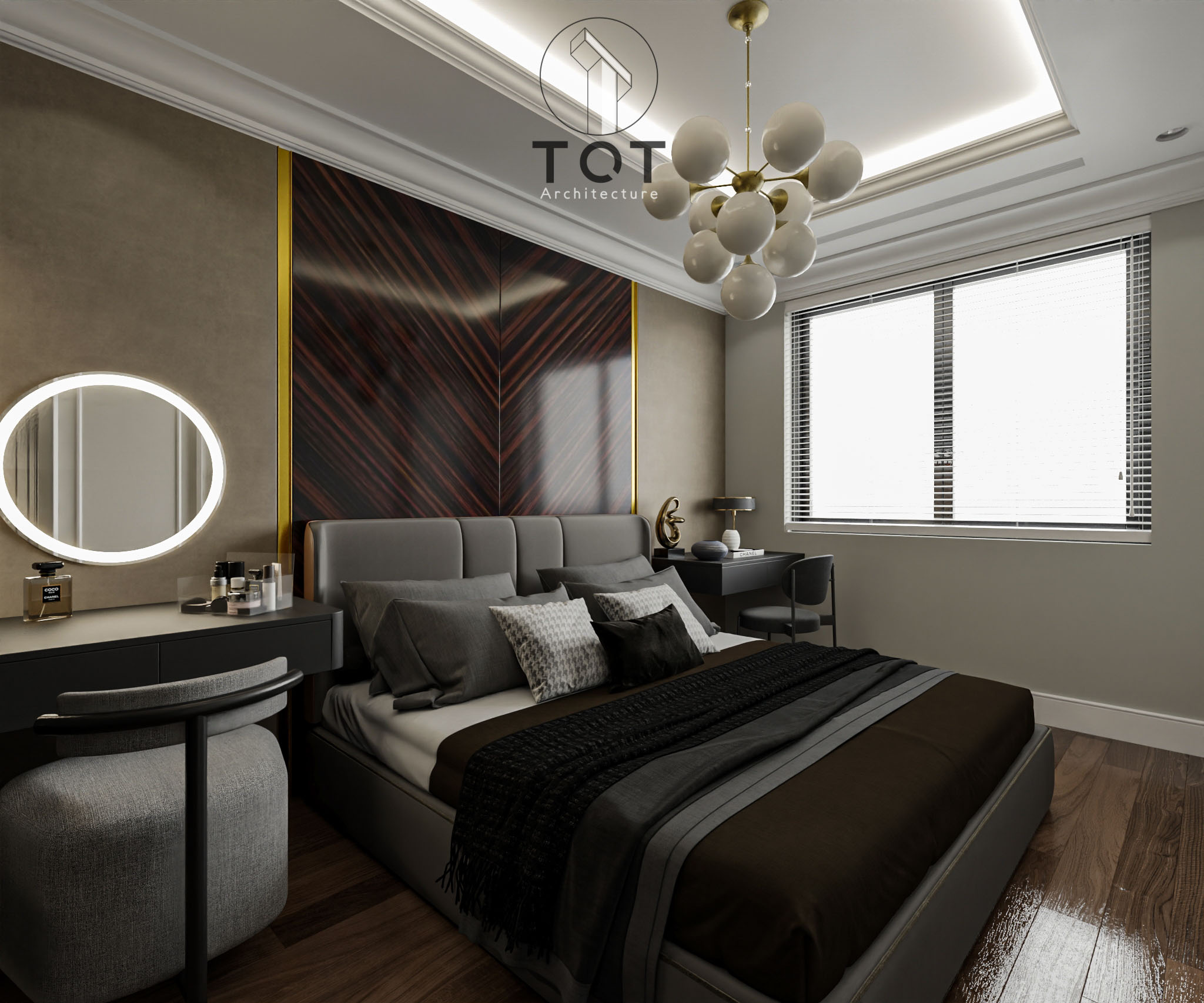 Kiến trúc TQT chuyên thiết kế kiến trúc nội thất và xây nhà trọn gói cho các công trình nhà phố, biệt thự