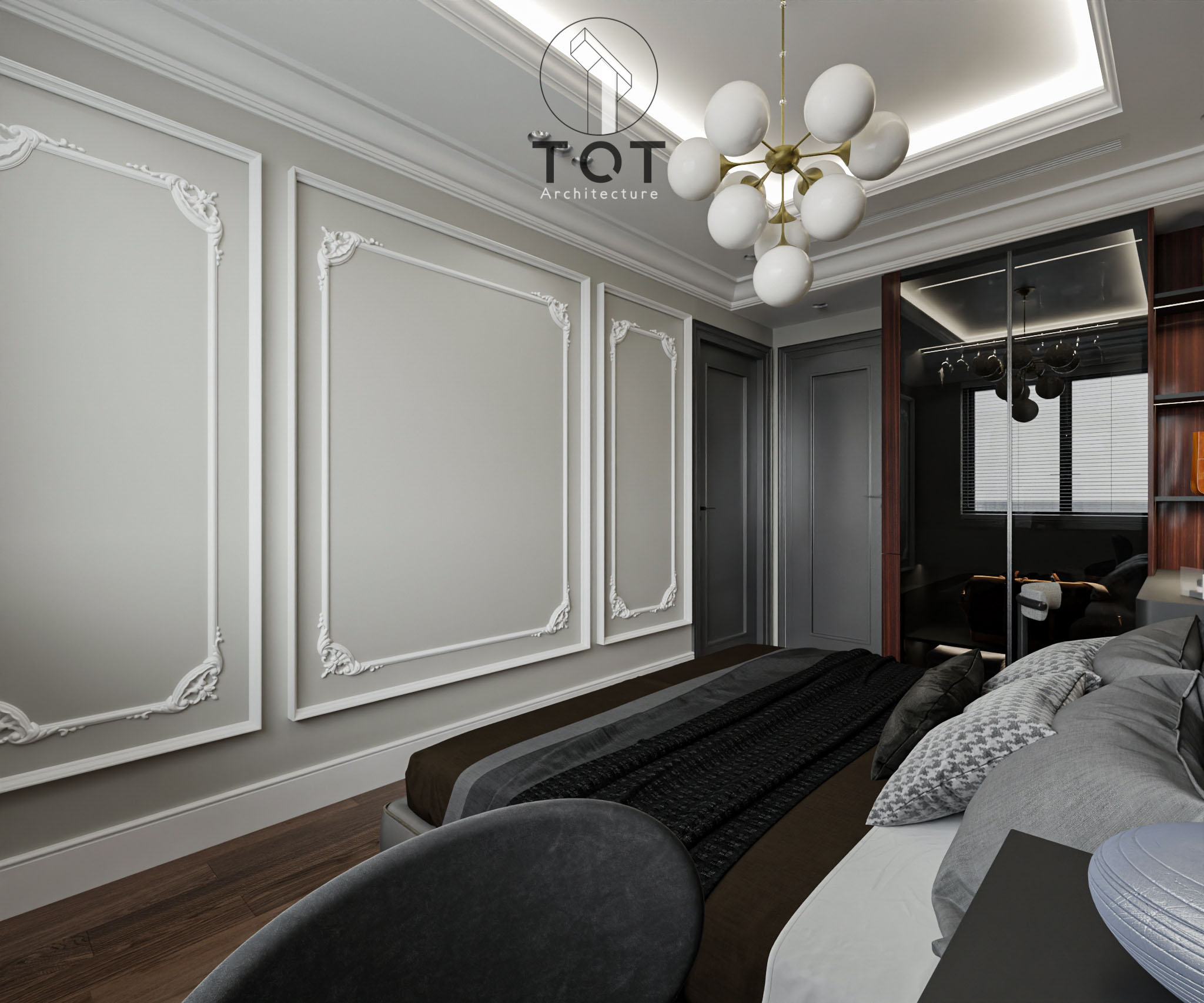 Kiến trúc TQT chuyên thiết kế kiến trúc nội thất và xây nhà trọn gói cho các công trình nhà phố, biệt thự