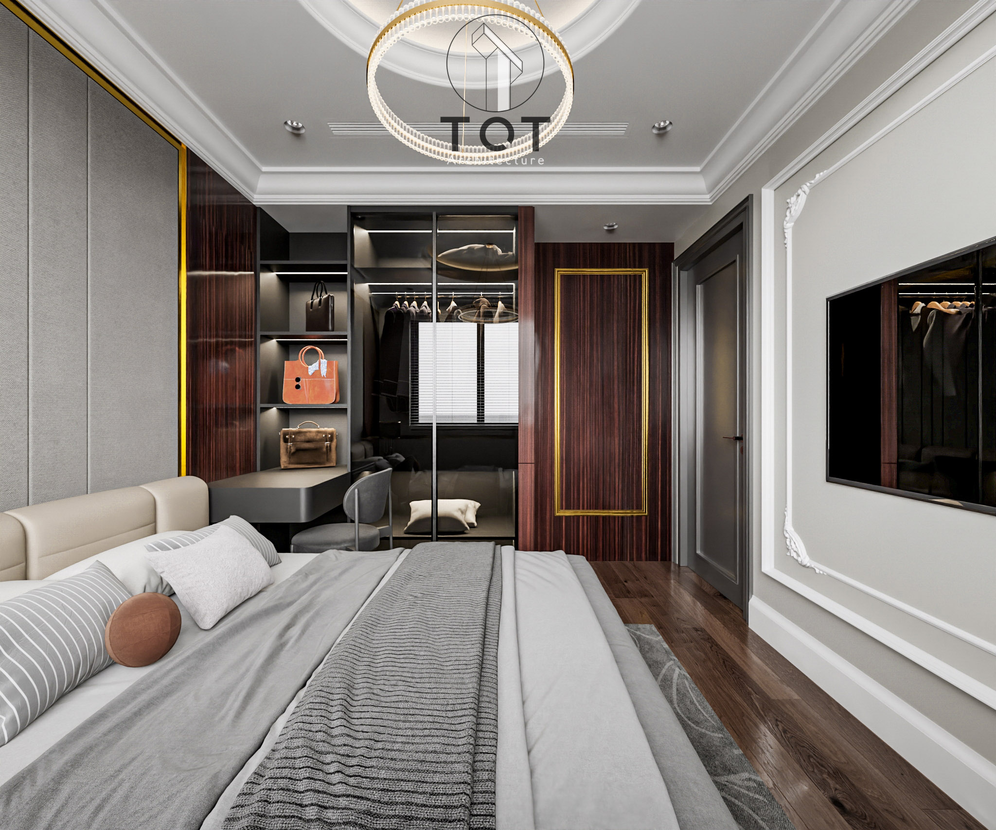 Kiến trúc TQT chuyên thiết kế kiến trúc nội thất và xây nhà trọn gói cho các công trình nhà phố, biệt thự
