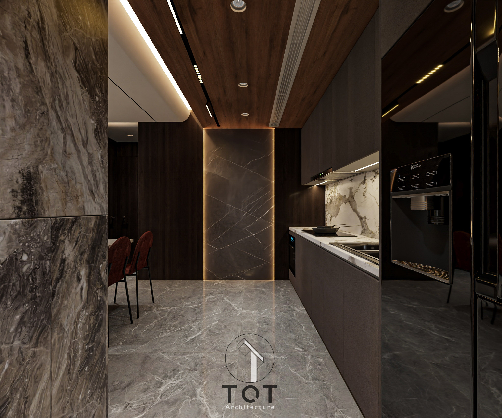 Kiến trúc TQT chuyên thiết kế kiến trúc nội thất và xây nhà trọn gói cho các công trình nhà phố, biệt thự