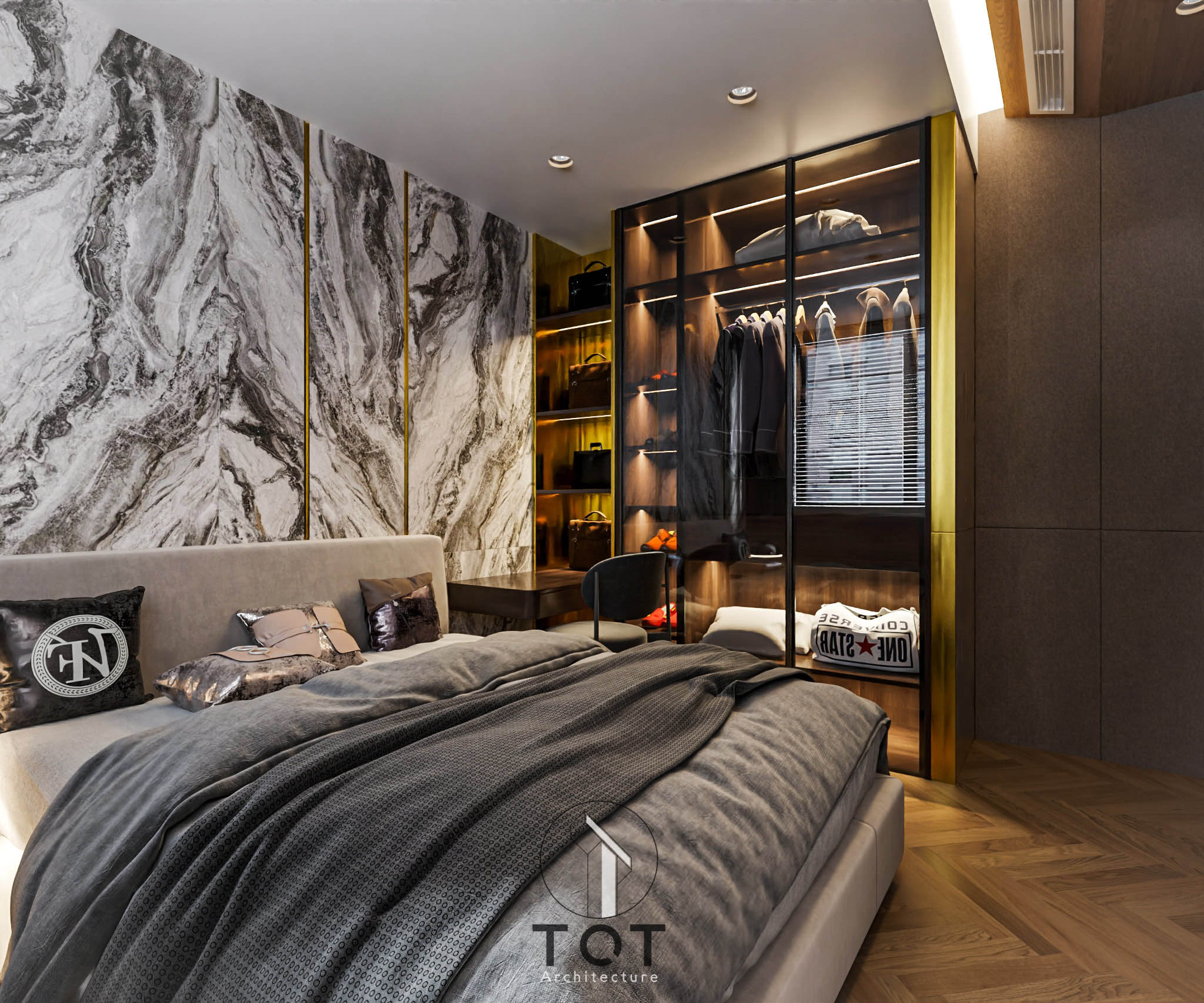 Kiến trúc TQT chuyên thiết kế kiến trúc nội thất và xây nhà trọn gói cho các công trình nhà phố, biệt thự