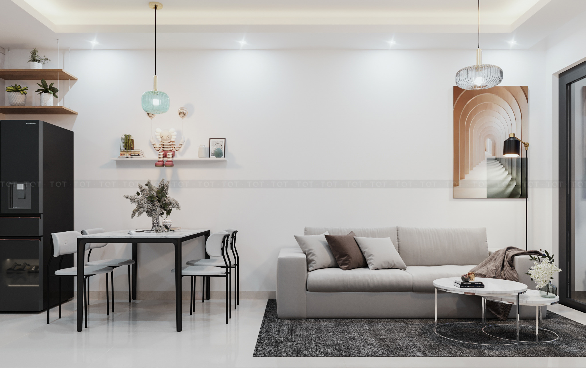 Kiến trúc TQT chuyên thiết kế kiến trúc nội thất và xây nhà trọn gói cho các công trình nhà phố, biệt thự