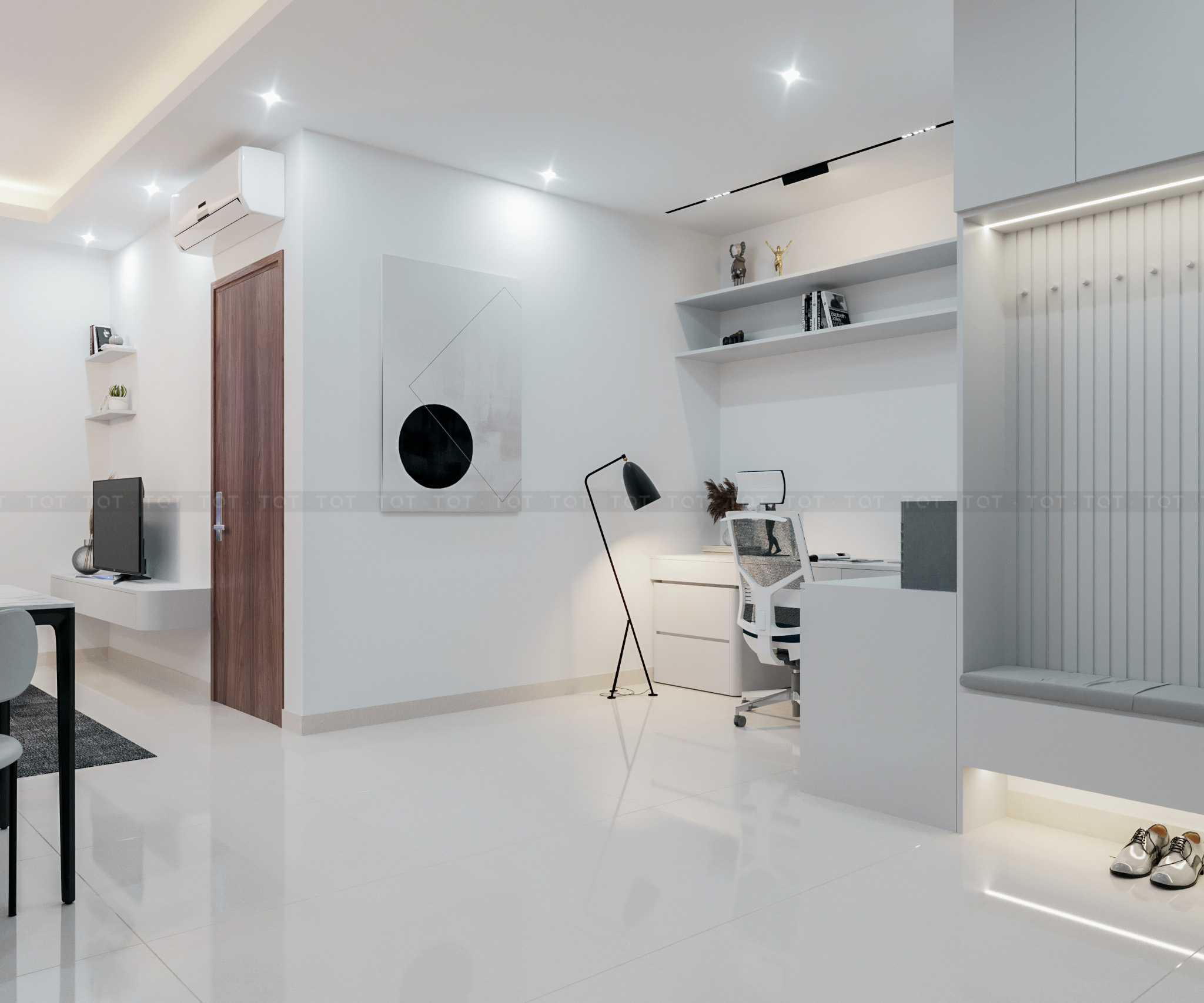 Kiến trúc TQT chuyên thiết kế kiến trúc nội thất và xây nhà trọn gói cho các công trình nhà phố, biệt thự