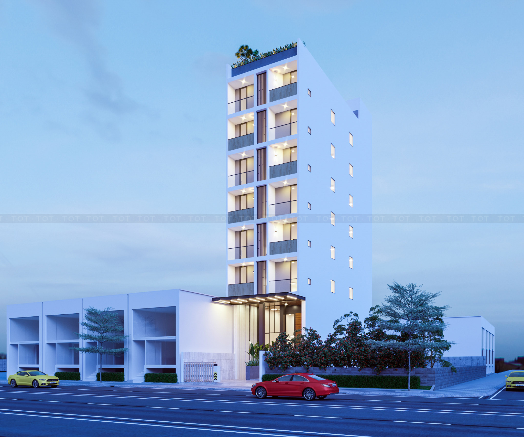 Kiến trúc TQT chuyên thiết kế kiến trúc nội thất và xây nhà trọn gói cho các công trình nhà phố, biệt thự