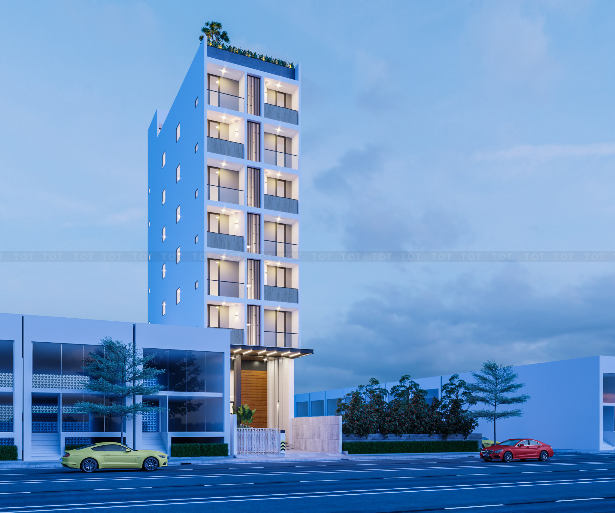 Kiến trúc TQT chuyên thiết kế kiến trúc nội thất và xây nhà trọn gói cho các công trình nhà phố, biệt thự