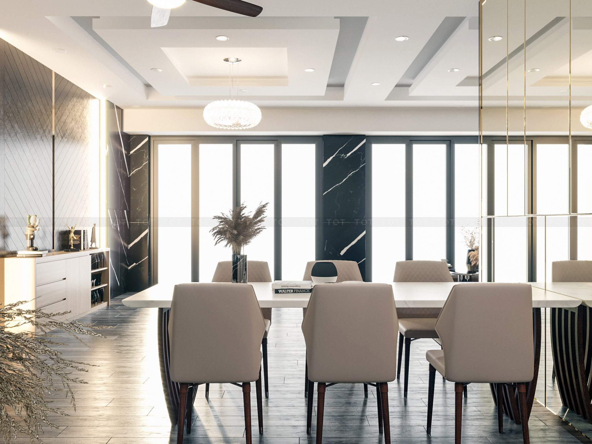 Kiến trúc TQT chuyên thiết kế kiến trúc nội thất và xây nhà trọn gói cho các công trình nhà phố, biệt thự