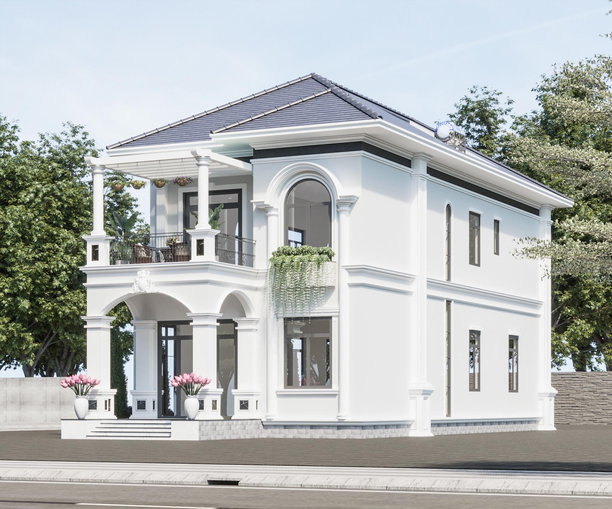 Kiến trúc TQT chuyên thiết kế kiến trúc nội thất và xây nhà trọn gói cho các công trình nhà phố, biệt thự