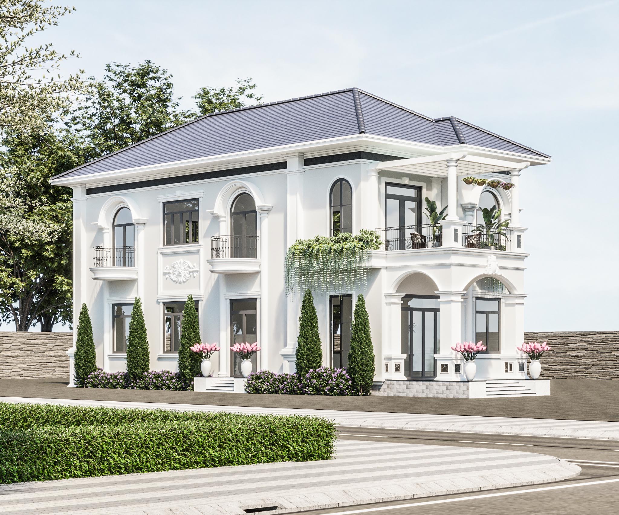 Kiến trúc TQT chuyên thiết kế kiến trúc nội thất và xây nhà trọn gói cho các công trình nhà phố, biệt thự