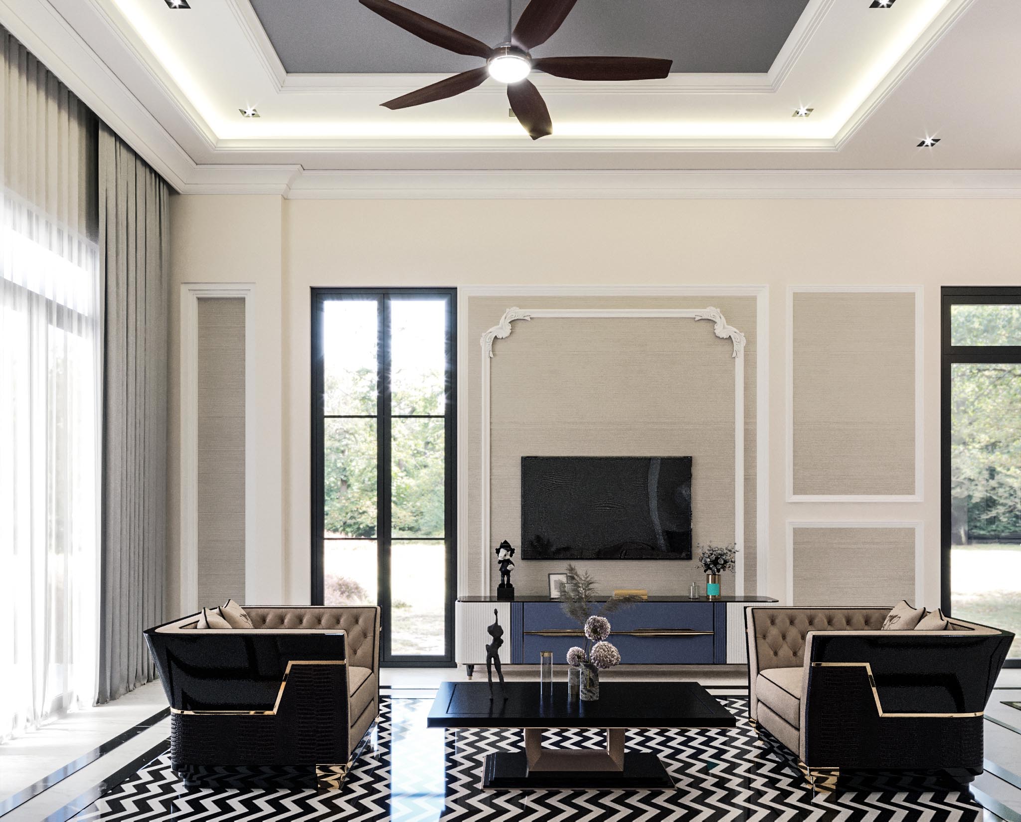 Kiến trúc TQT chuyên thiết kế kiến trúc nội thất và xây nhà trọn gói cho các công trình nhà phố, biệt thự