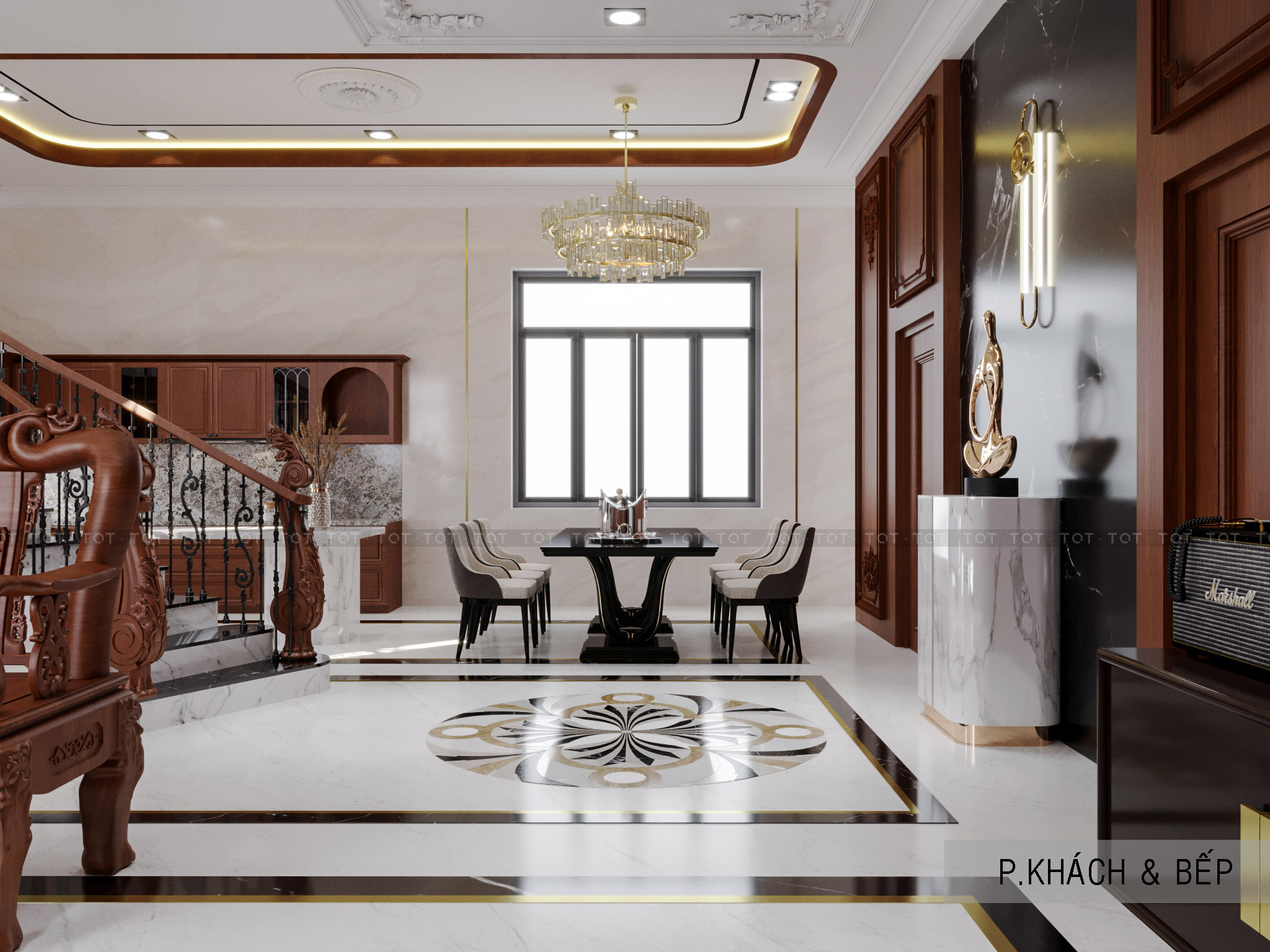 Kiến trúc TQT chuyên thiết kế kiến trúc nội thất và xây nhà trọn gói cho các công trình nhà phố, biệt thự