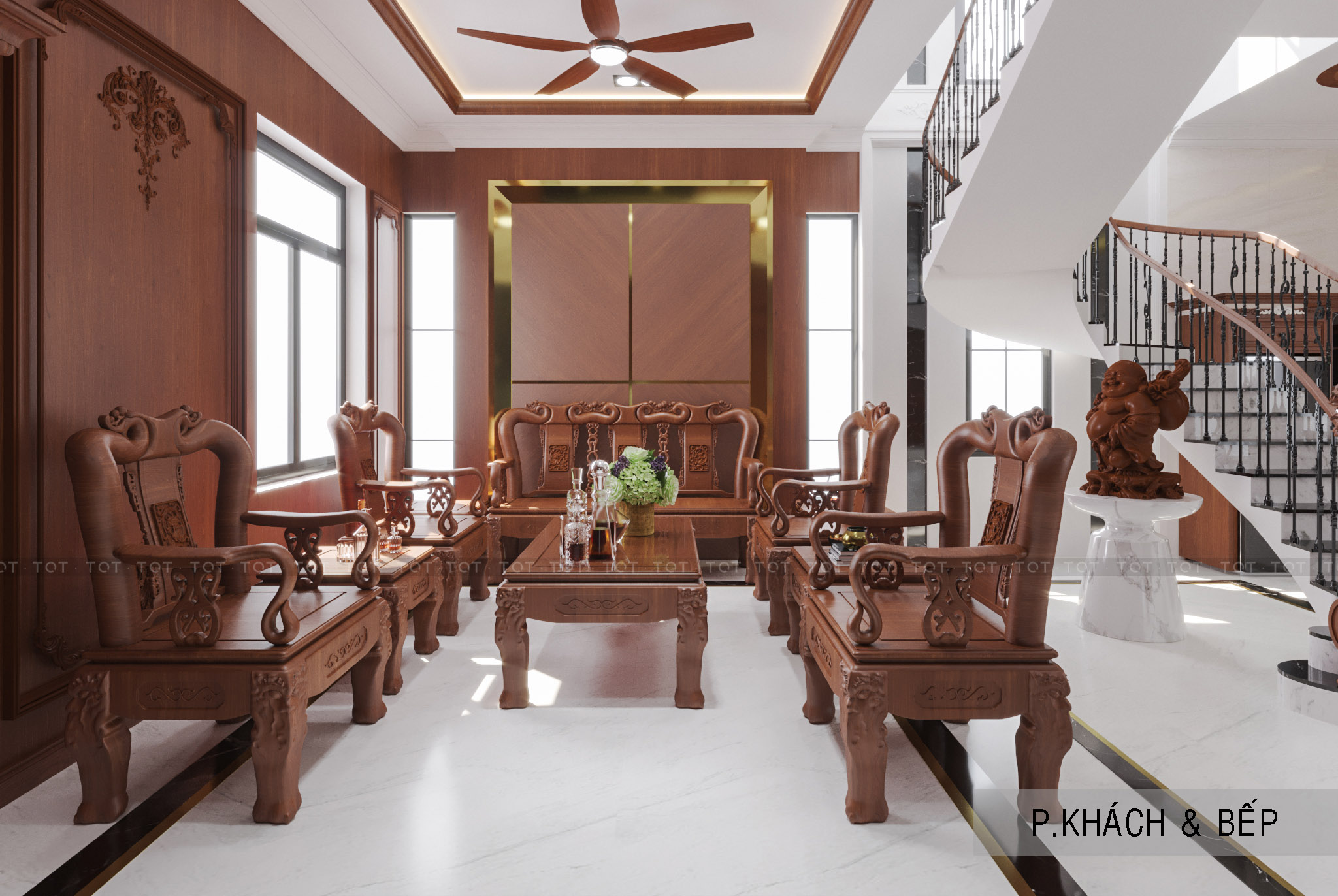 Kiến trúc TQT chuyên thiết kế kiến trúc nội thất và xây nhà trọn gói cho các công trình nhà phố, biệt thự