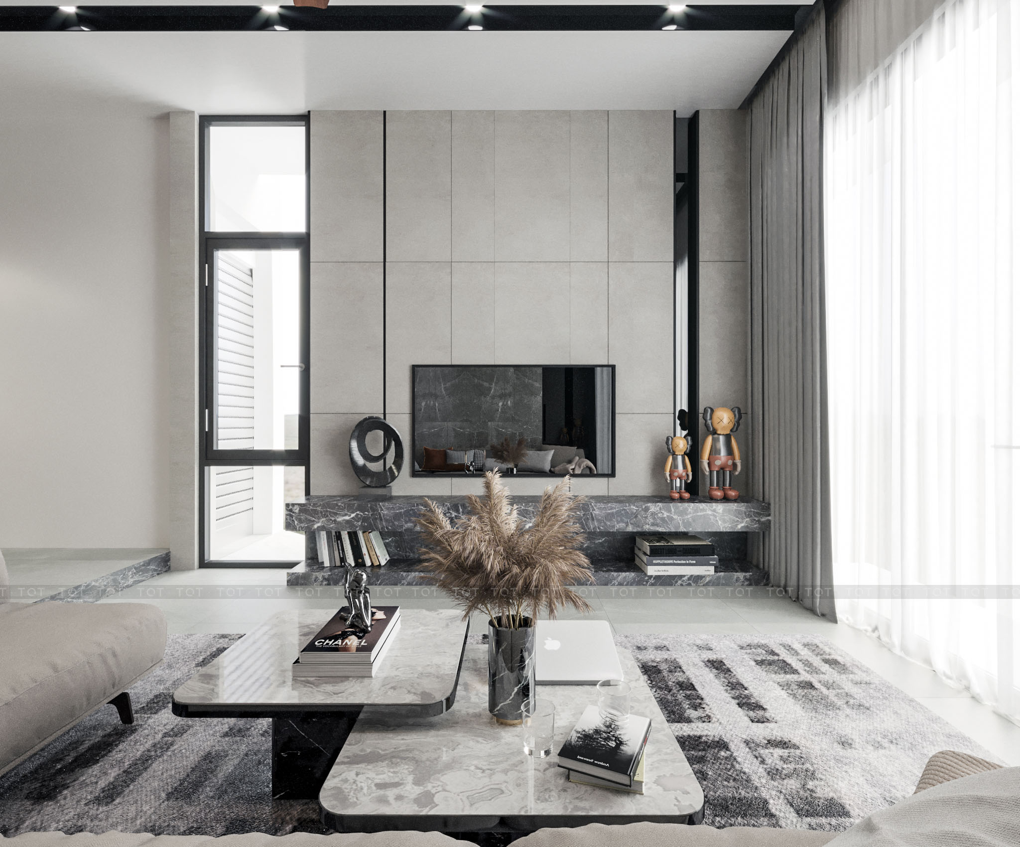 Kiến trúc TQT chuyên thiết kế kiến trúc nội thất và xây nhà trọn gói cho các công trình nhà phố, biệt thự