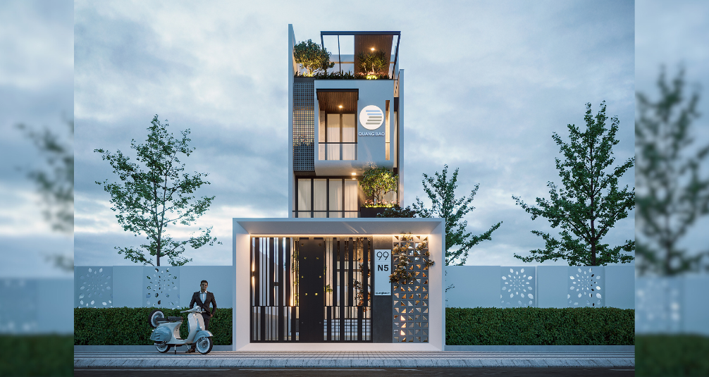 Kiến trúc TQT chuyên thiết kế kiến trúc nội thất và xây nhà trọn gói cho các công trình nhà phố, biệt thự