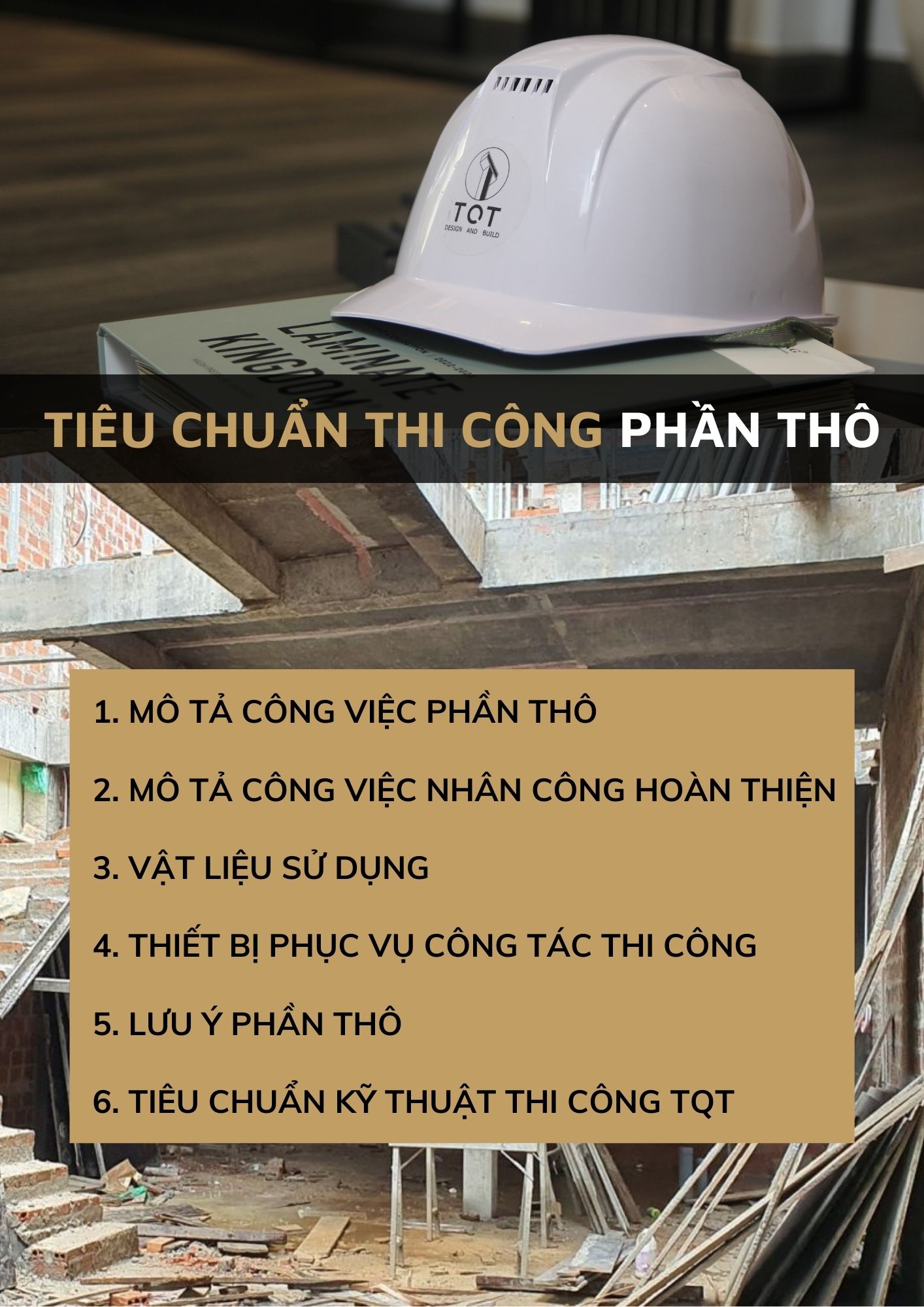 Kiến trúc TQT chuyên thiết kế kiến trúc nội thất và xây nhà trọn gói cho các công trình nhà phố, biệt thự