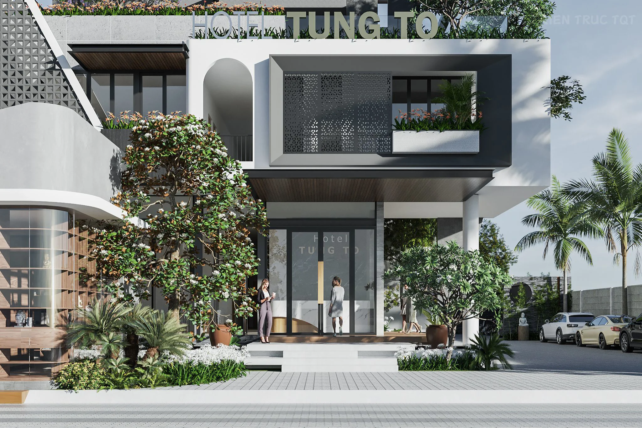 Kiến trúc TQT chuyên thiết kế kiến trúc nội thất và xây nhà trọn gói cho các công trình nhà phố, biệt thự