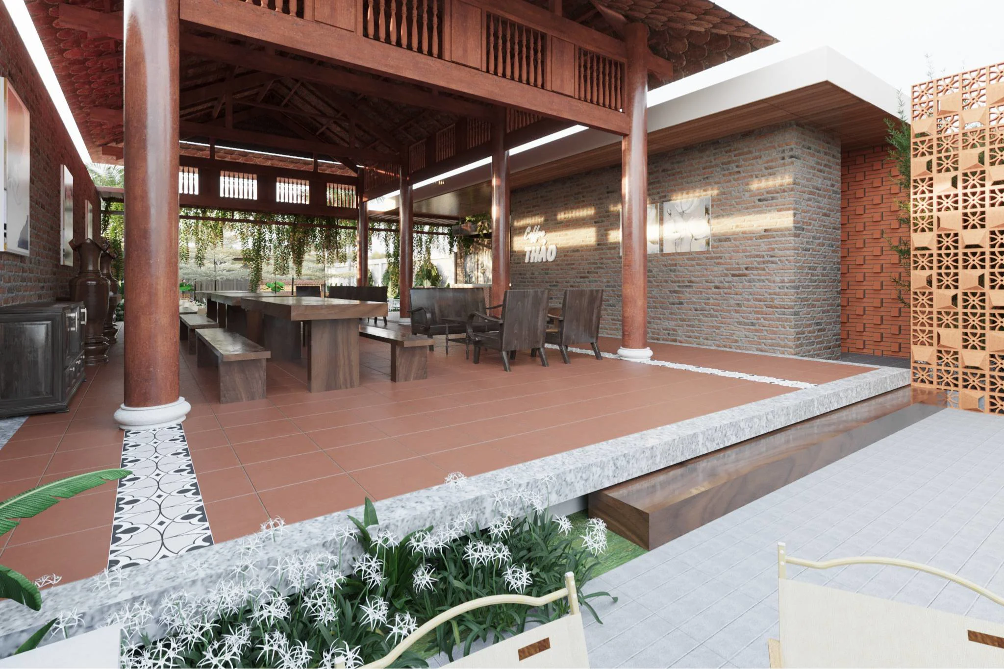 Kiến trúc TQT chuyên thiết kế kiến trúc nội thất và xây nhà trọn gói cho các công trình nhà phố, biệt thự