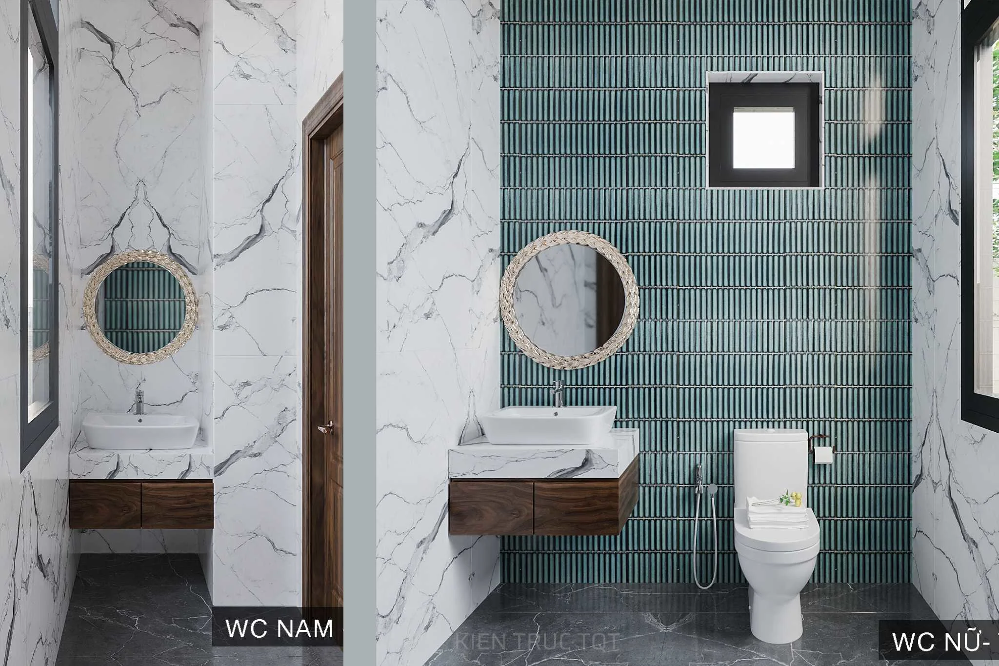 Kiến trúc TQT chuyên thiết kế kiến trúc nội thất và xây nhà trọn gói cho các công trình nhà phố, biệt thự