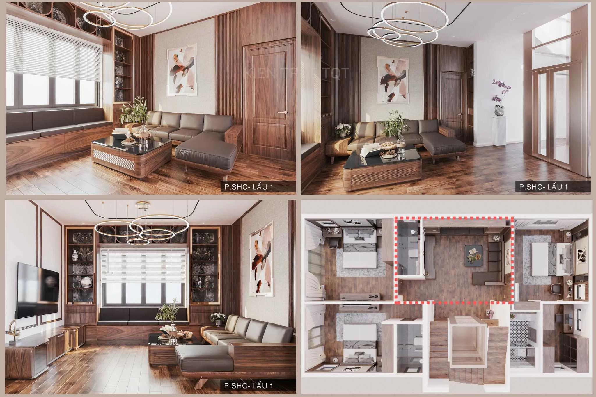 Kiến trúc TQT chuyên thiết kế kiến trúc nội thất và xây nhà trọn gói cho các công trình nhà phố, biệt thự